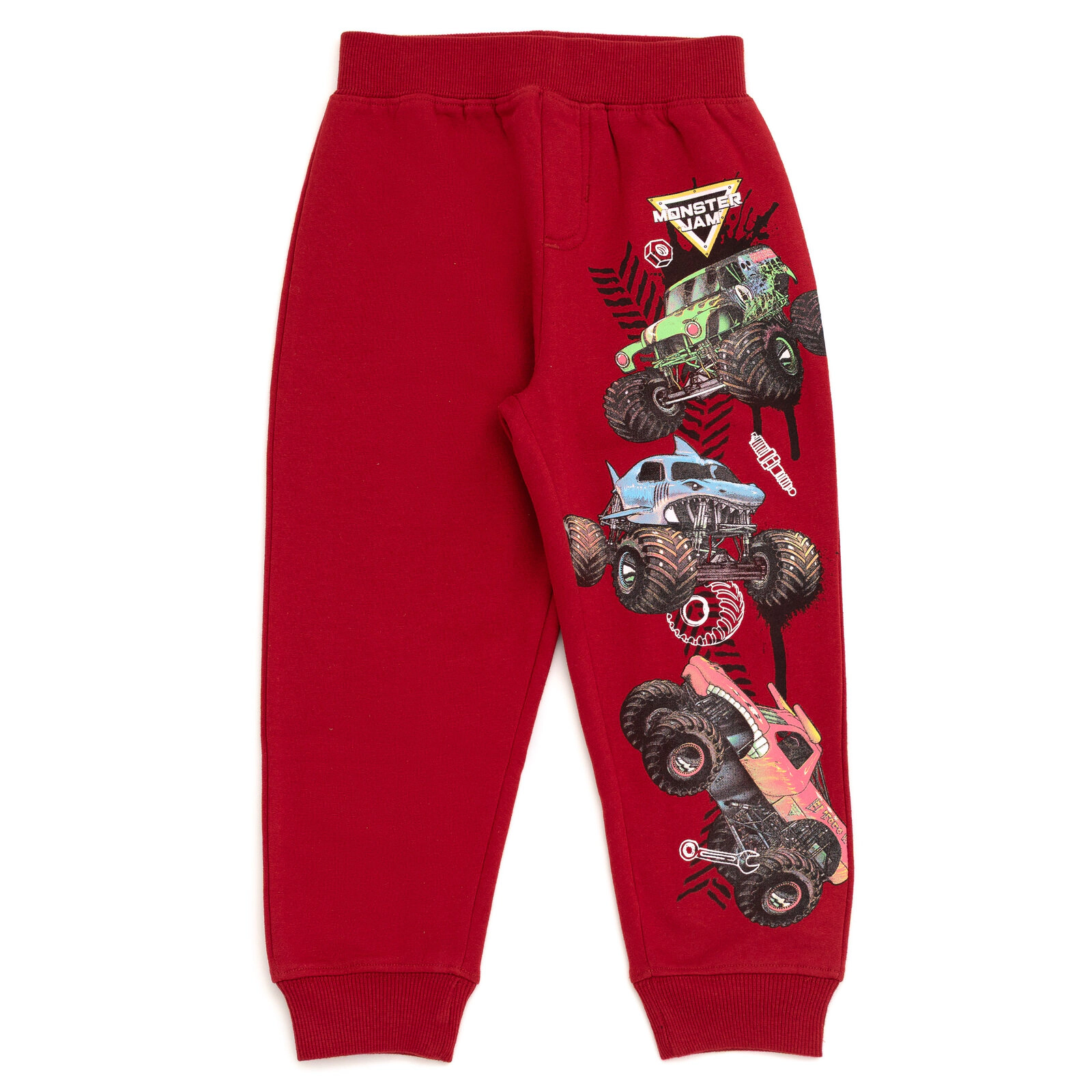 Monster Jam Boys' 2-Piece Tee and Pants Set