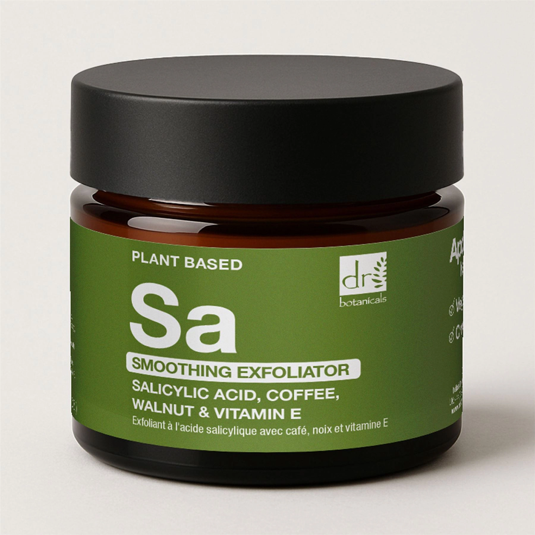 Dr. Botanicals Salicylic Acid Exfoliator with Coffee, Walnut & Vitamin E 30ml
