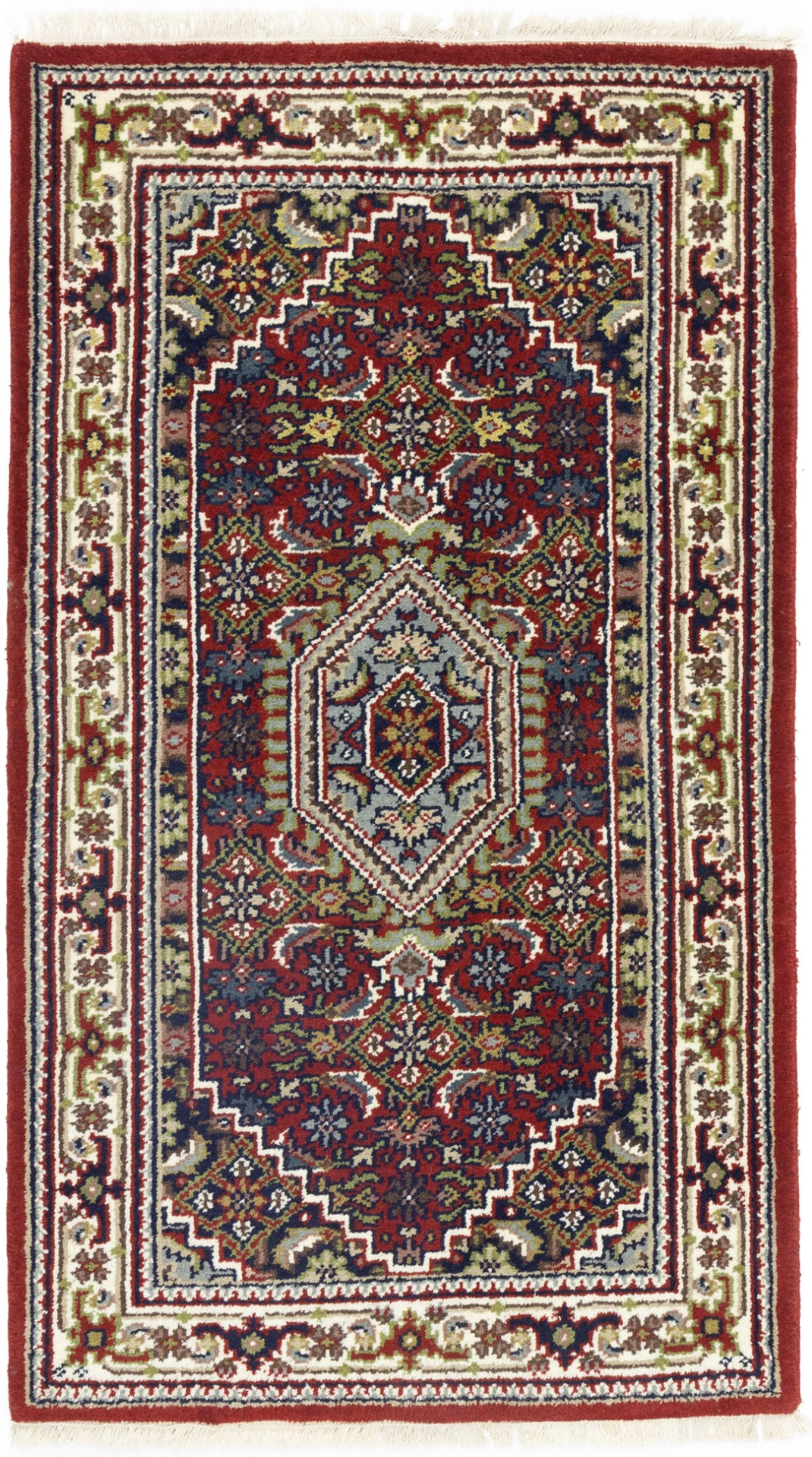 Magic Rugs Red Floral Tribal 3'2X5'4 Indo-Bidjar Oriental Rug