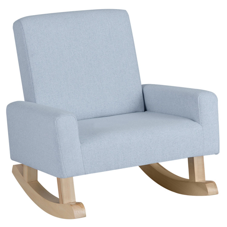 Hivvago Kids Rocking Chair With Solid Wood Legs