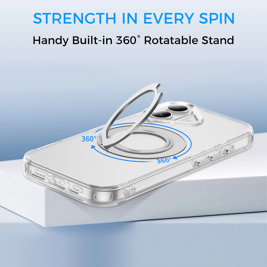 Alpha Digital Made for iPhone Series, Magnetic Ring Stand, Shockproof