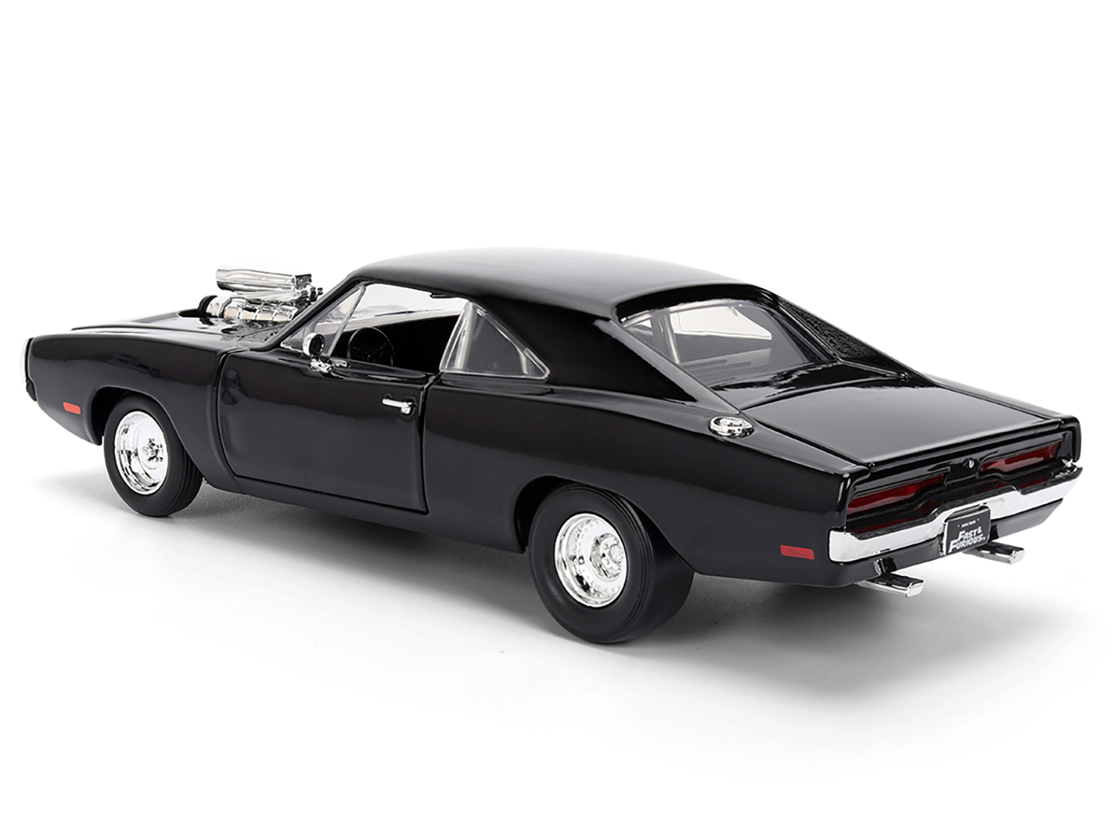 Jada Dom's 1970 Dodge Charger R/T Black "F9" (2021) Movie "Fast & Furious" Series 1/24 Diecast Model Car by Jada