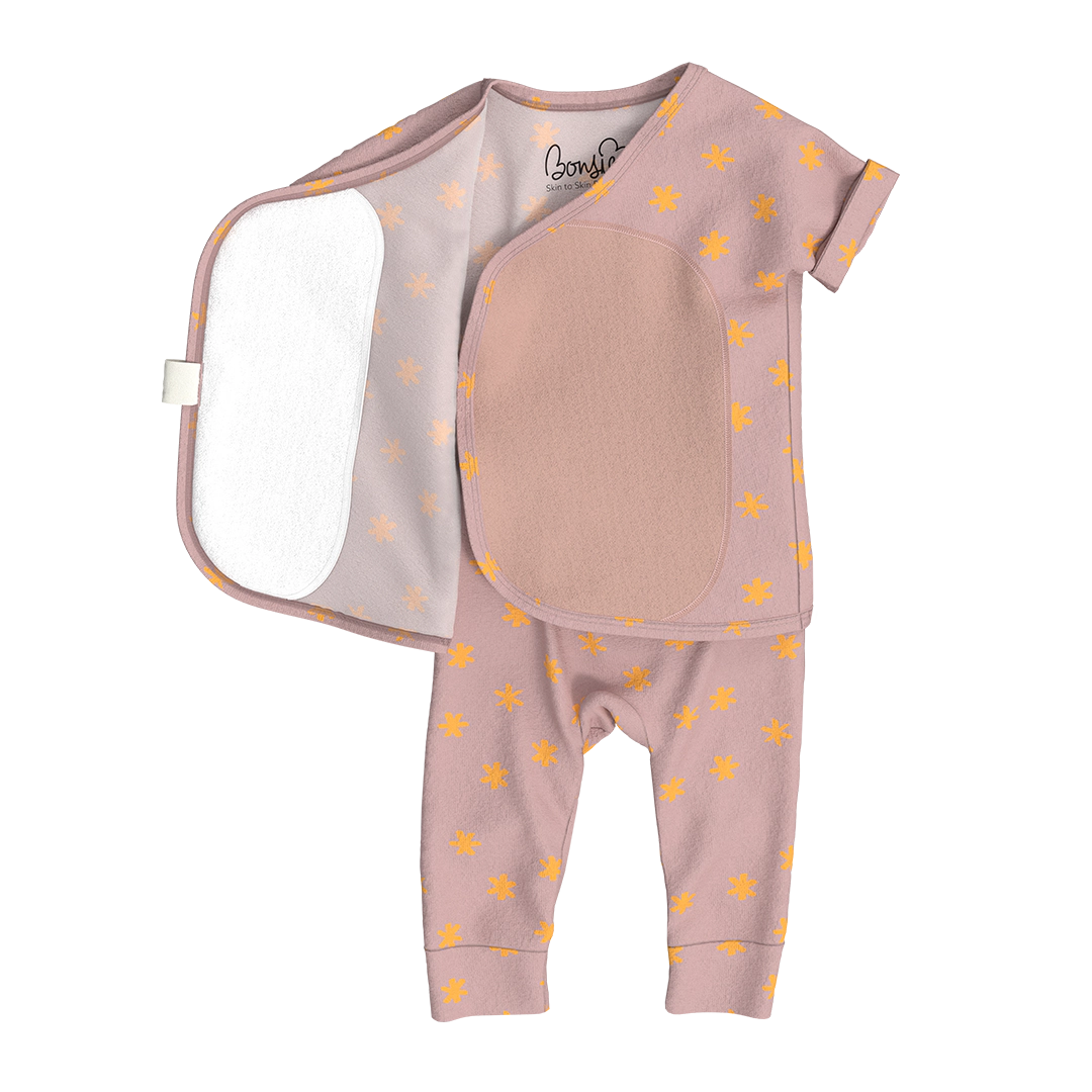 Bonsie Footless Short Sleeve Romper - Galaxy Gleam