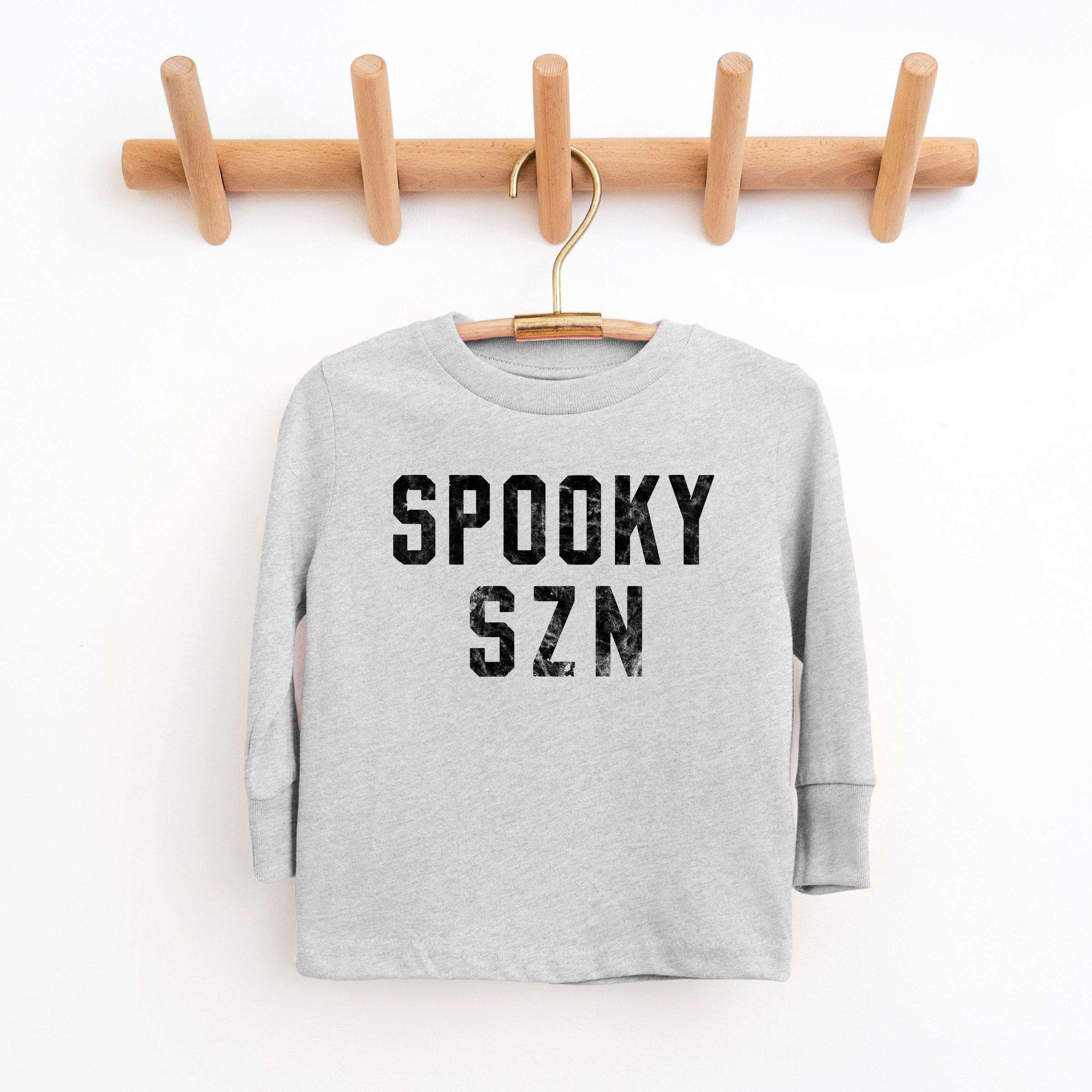 The Juniper Shop - Youth Long Sleeve Graphic T-Shirt Spooky SZN Varsity
