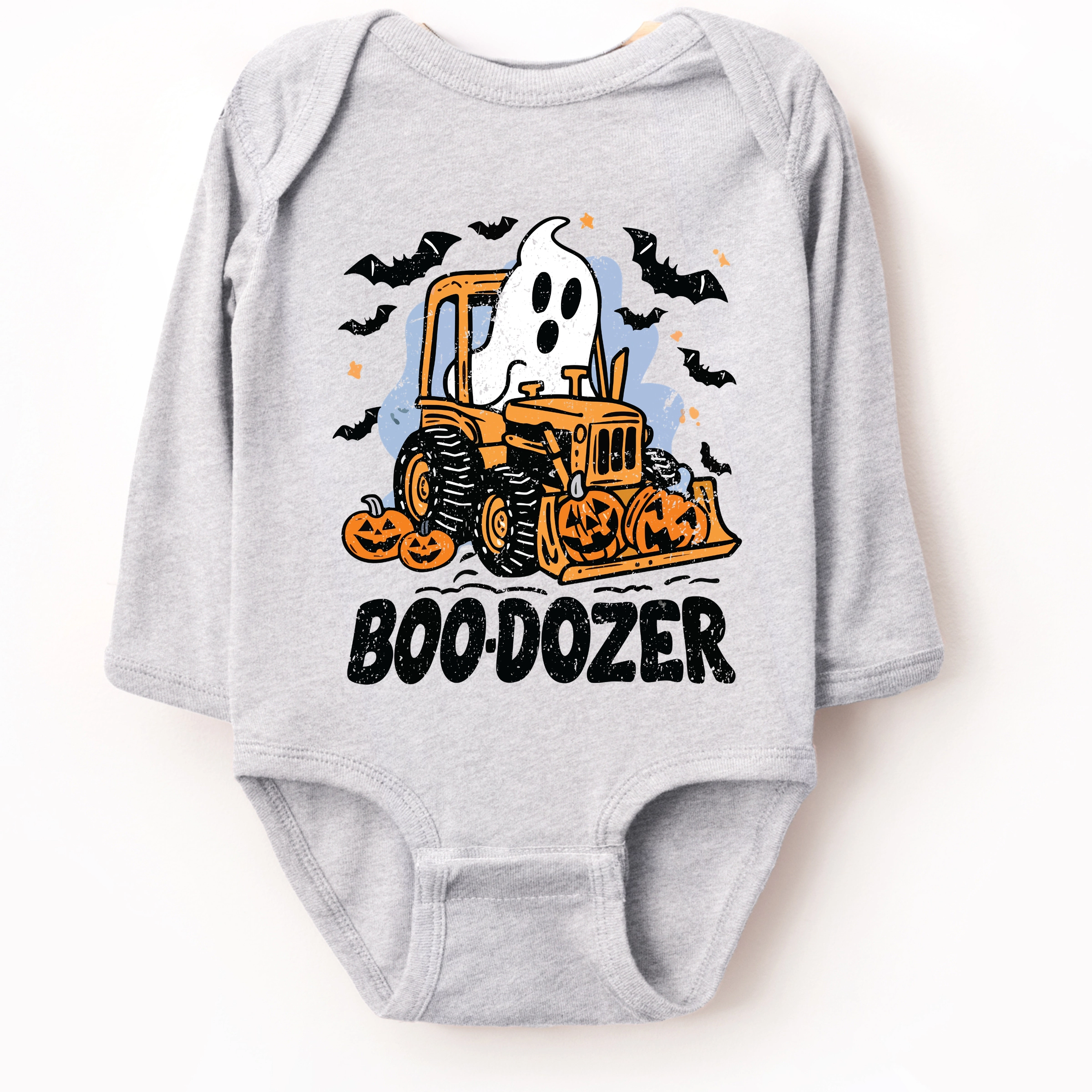 The Juniper Shop - Infant Long Sleeve Bodysuit Boodozer Pumpkins