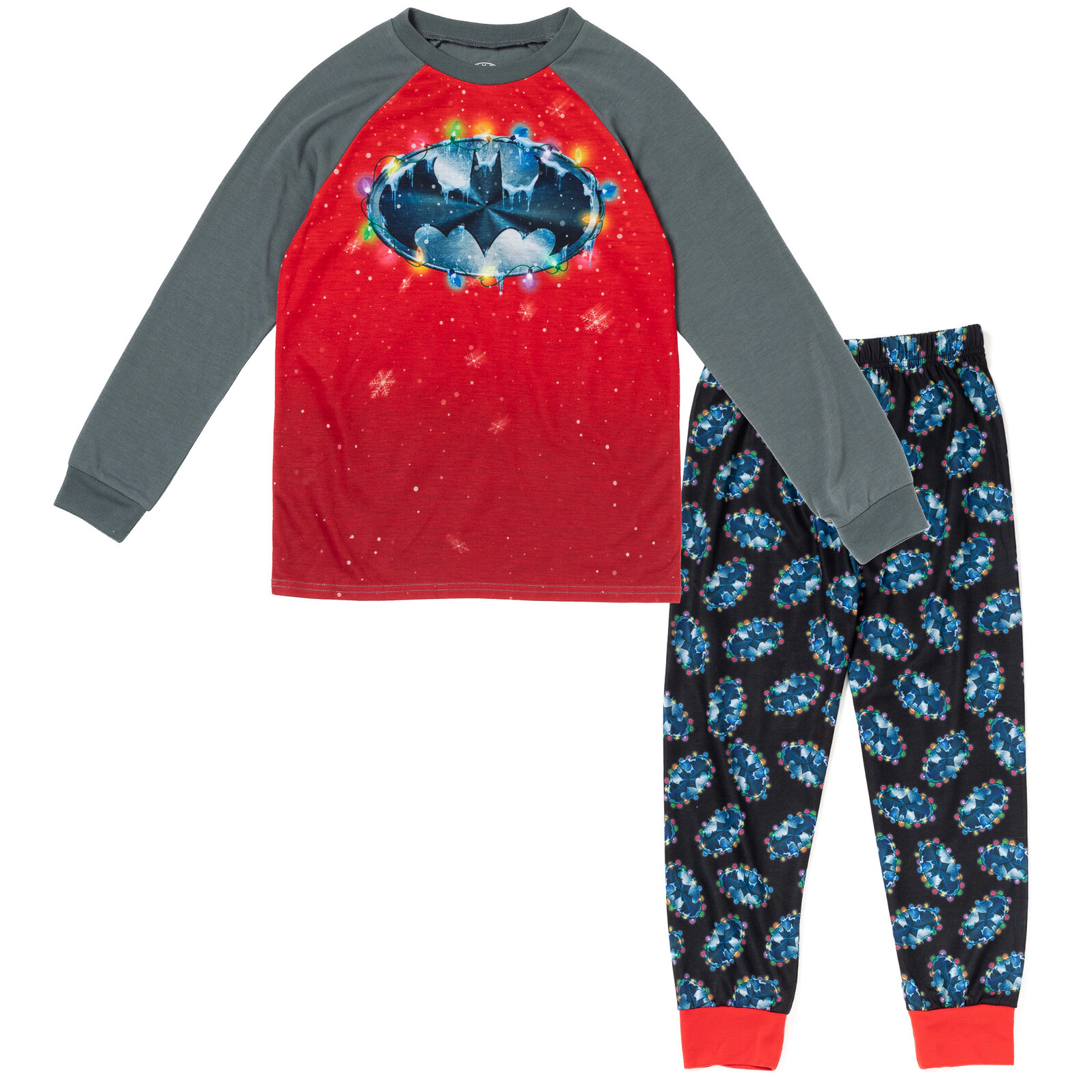 DC Comics Justice League Boys' Holiday 2-Piece Pajama Set