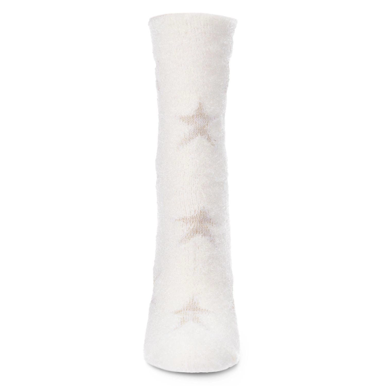 MeMoi Metallic Star CBD Infused Cozy Crew Socks