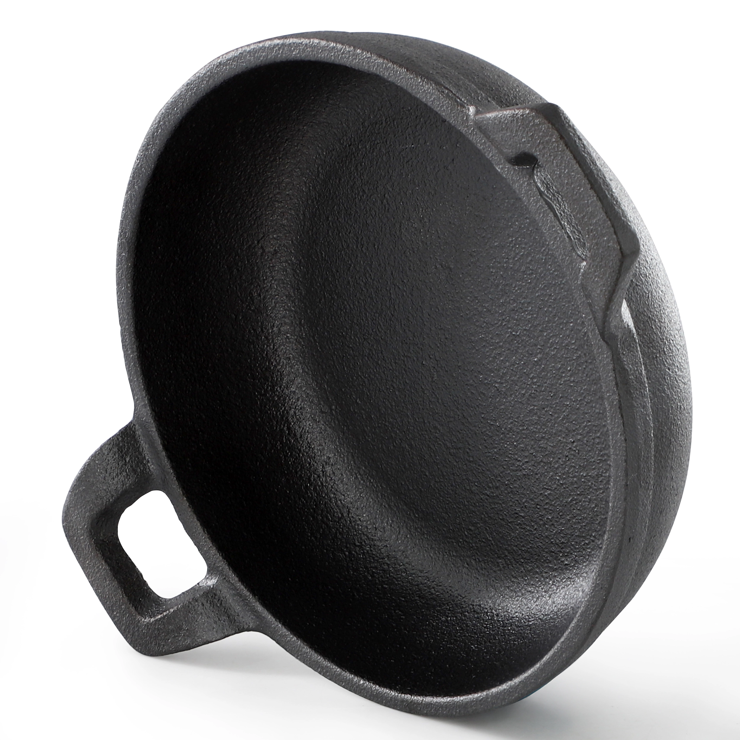Megachef 5 Inch Round Cast Iron Frying Pan for Indoor/Outdoor Use