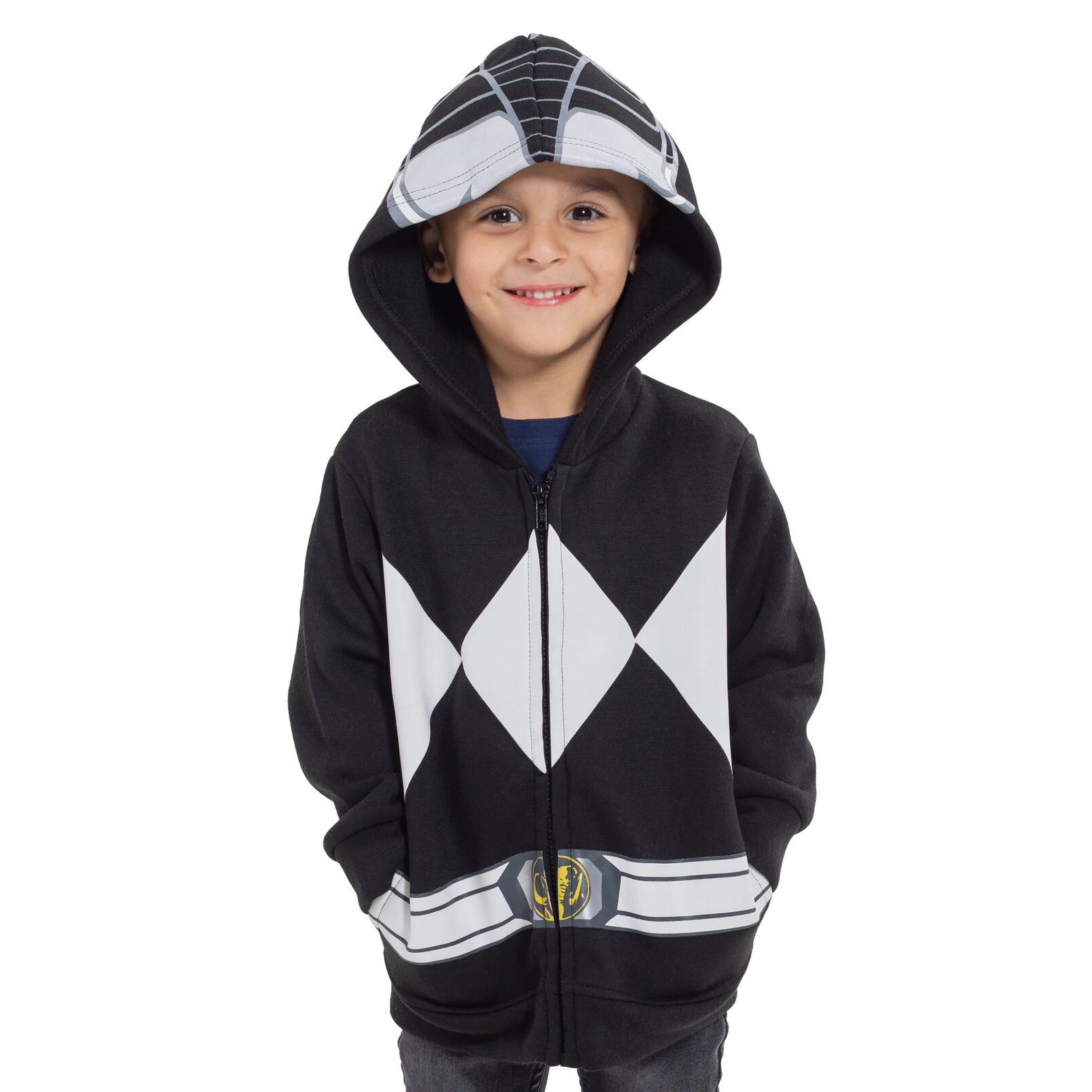 Power Rangers Boys' Cosplay Fleece Zip-Up Hoodie