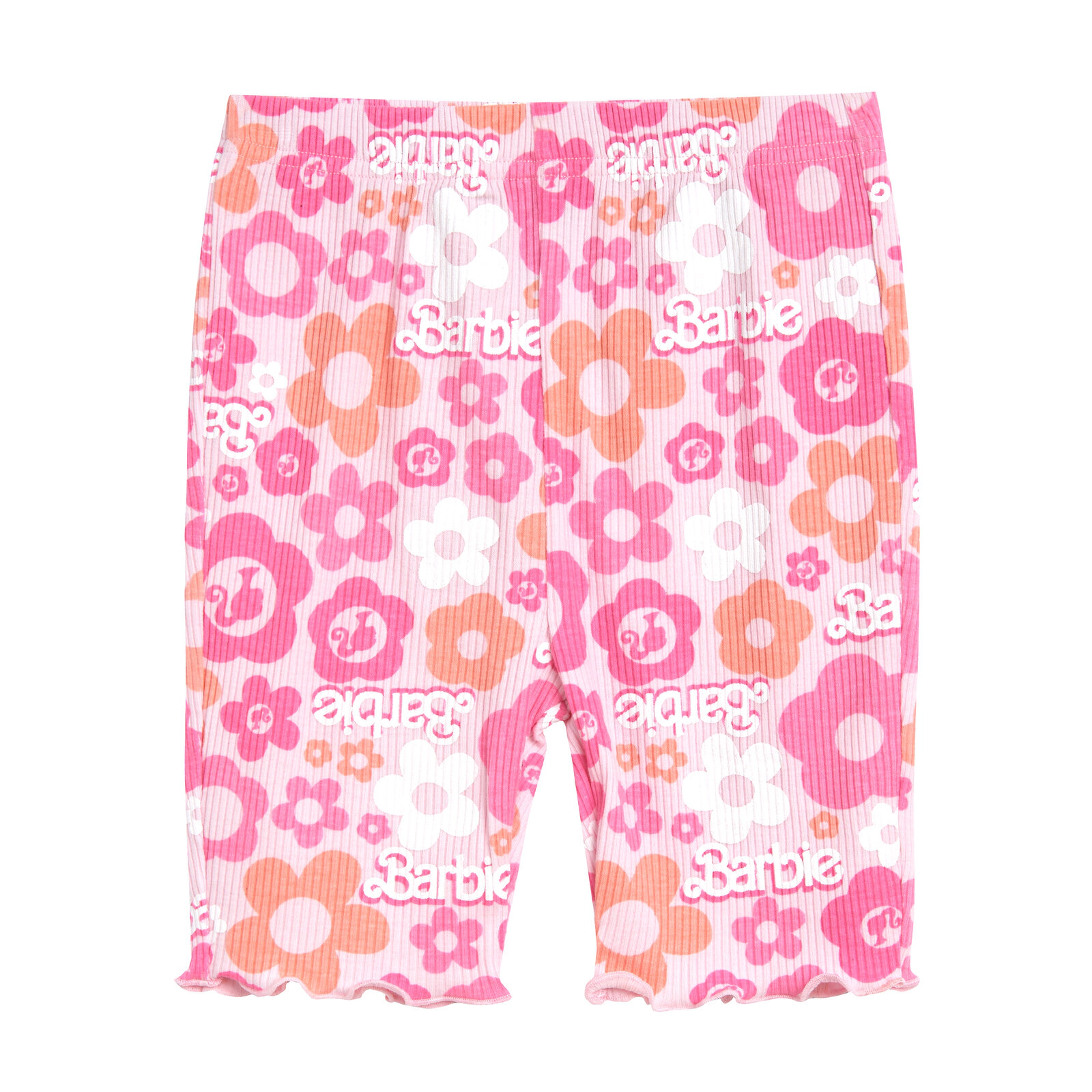 Barbie Girls' 2-Piece Tee and Bike Shorts Set
