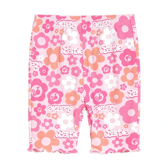 Barbie Girls' 2-Piece Tee and Bike Shorts Set
