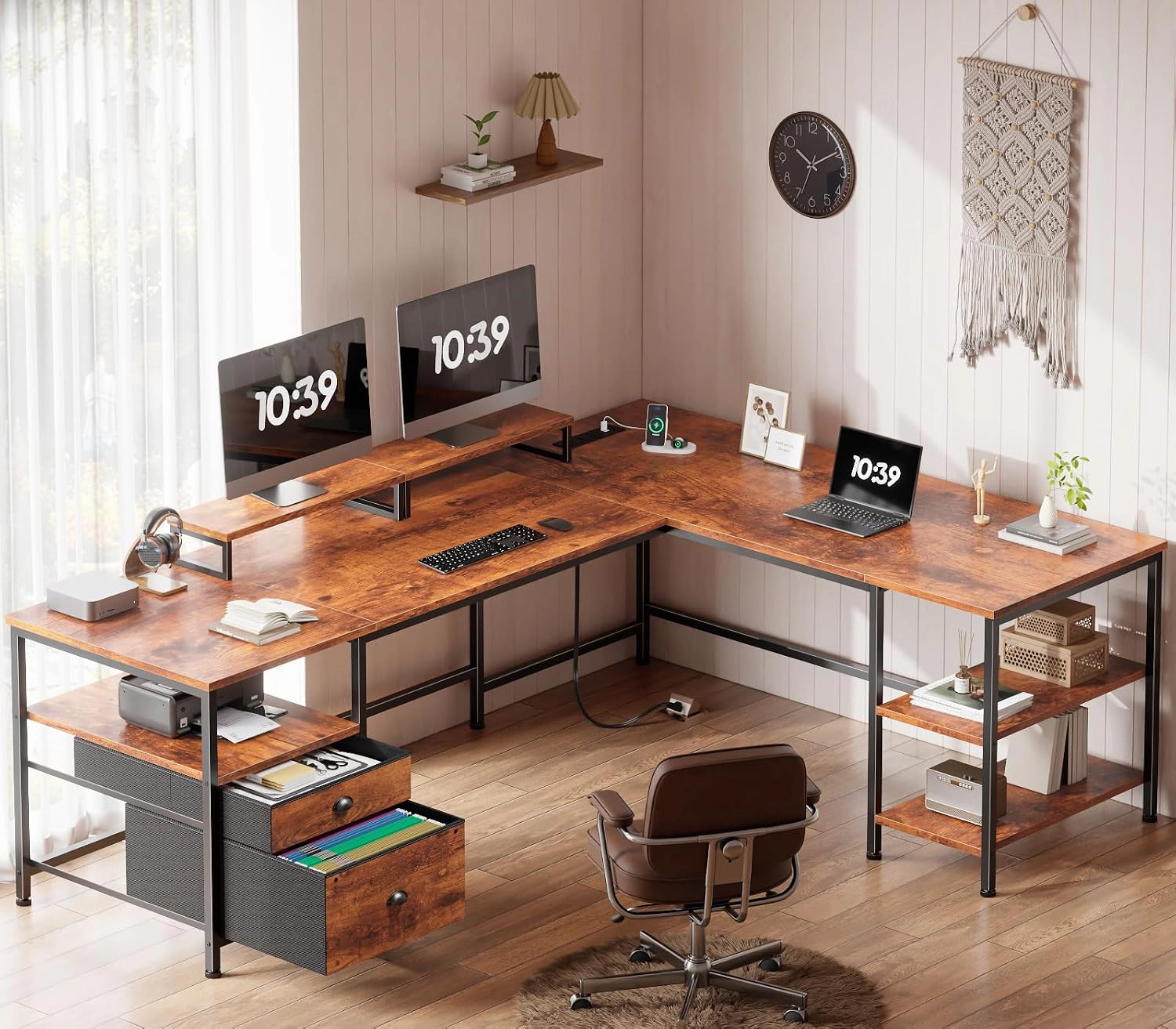 WZK L-Shaped Living Room Desk