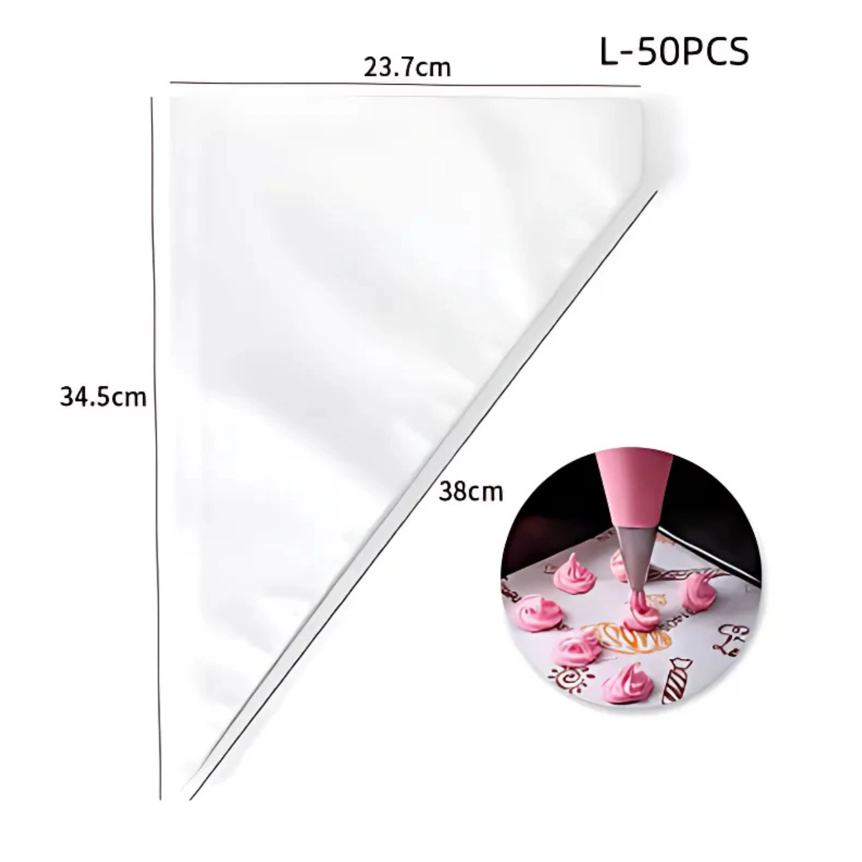 Kitcheniva 50 Pcs Disposable Piping Bags