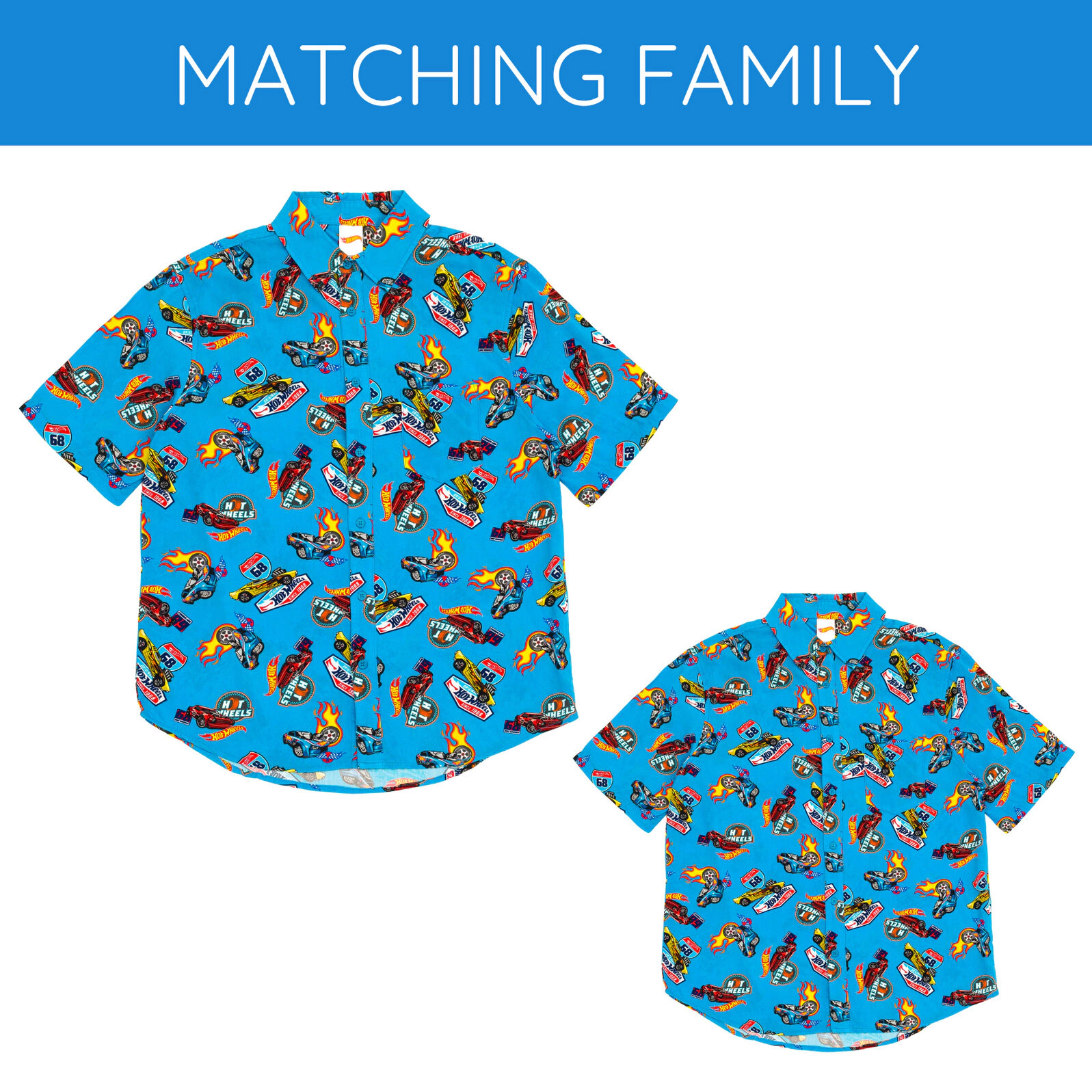 Hot Wheels Boys' Racing Button-Down Shirt