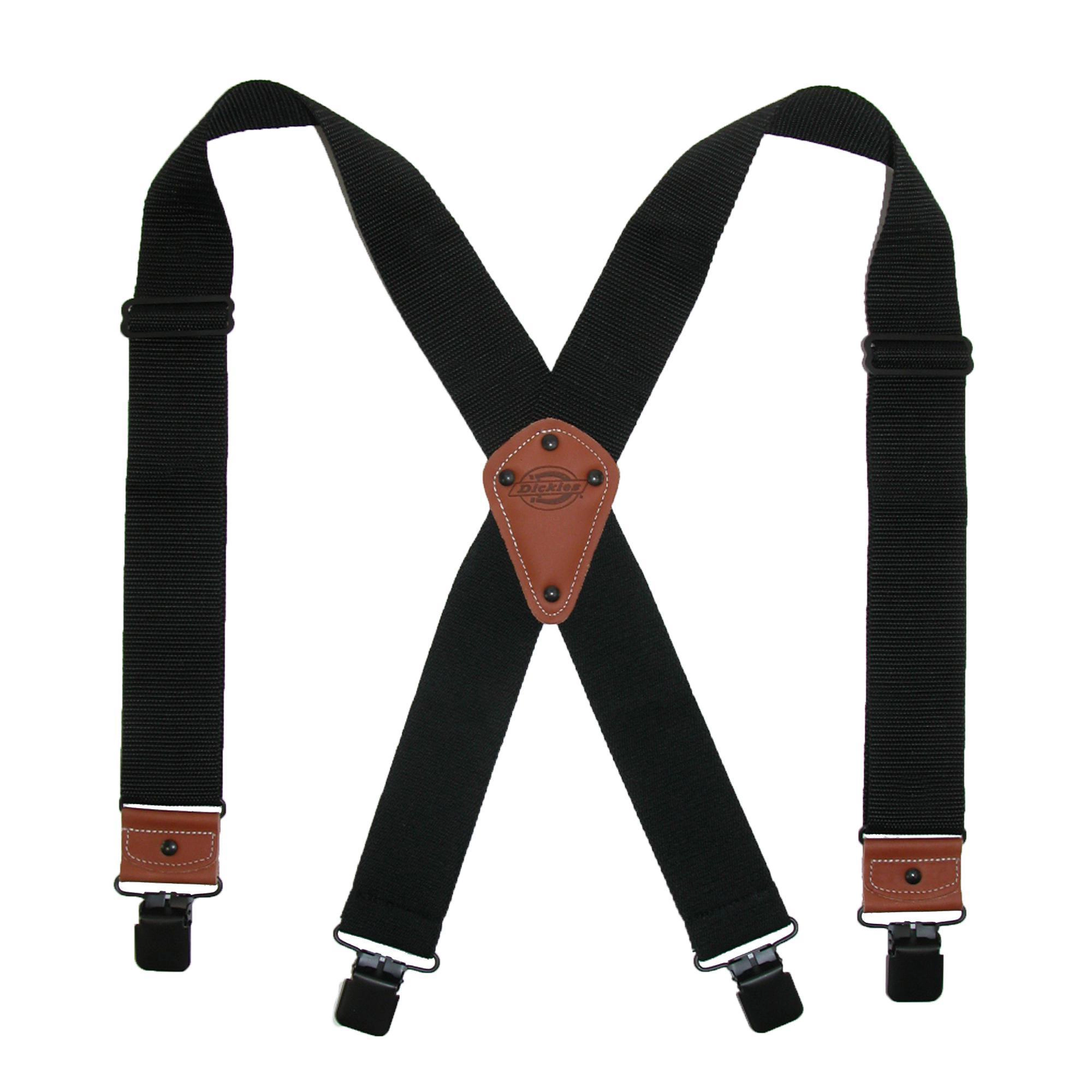 Dickies Men's Industrial Strength Ballistic Nylon Clip End Work Suspenders