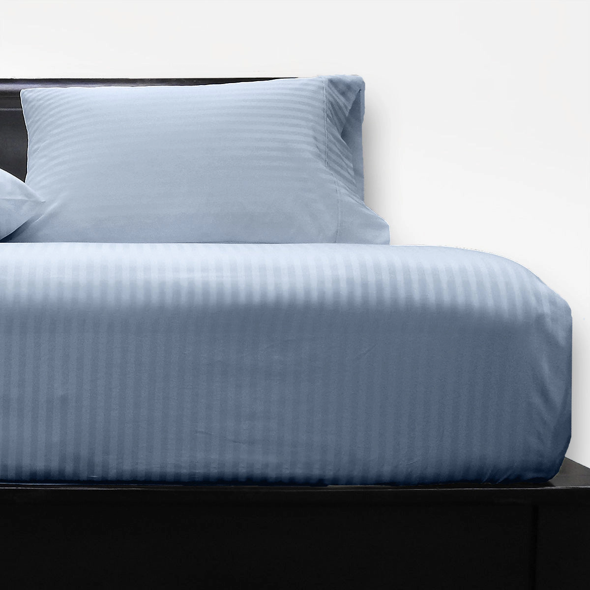 Egyptian Linens 608 Thread Count Damask Stripe Cotton Low Profile Sheet Set