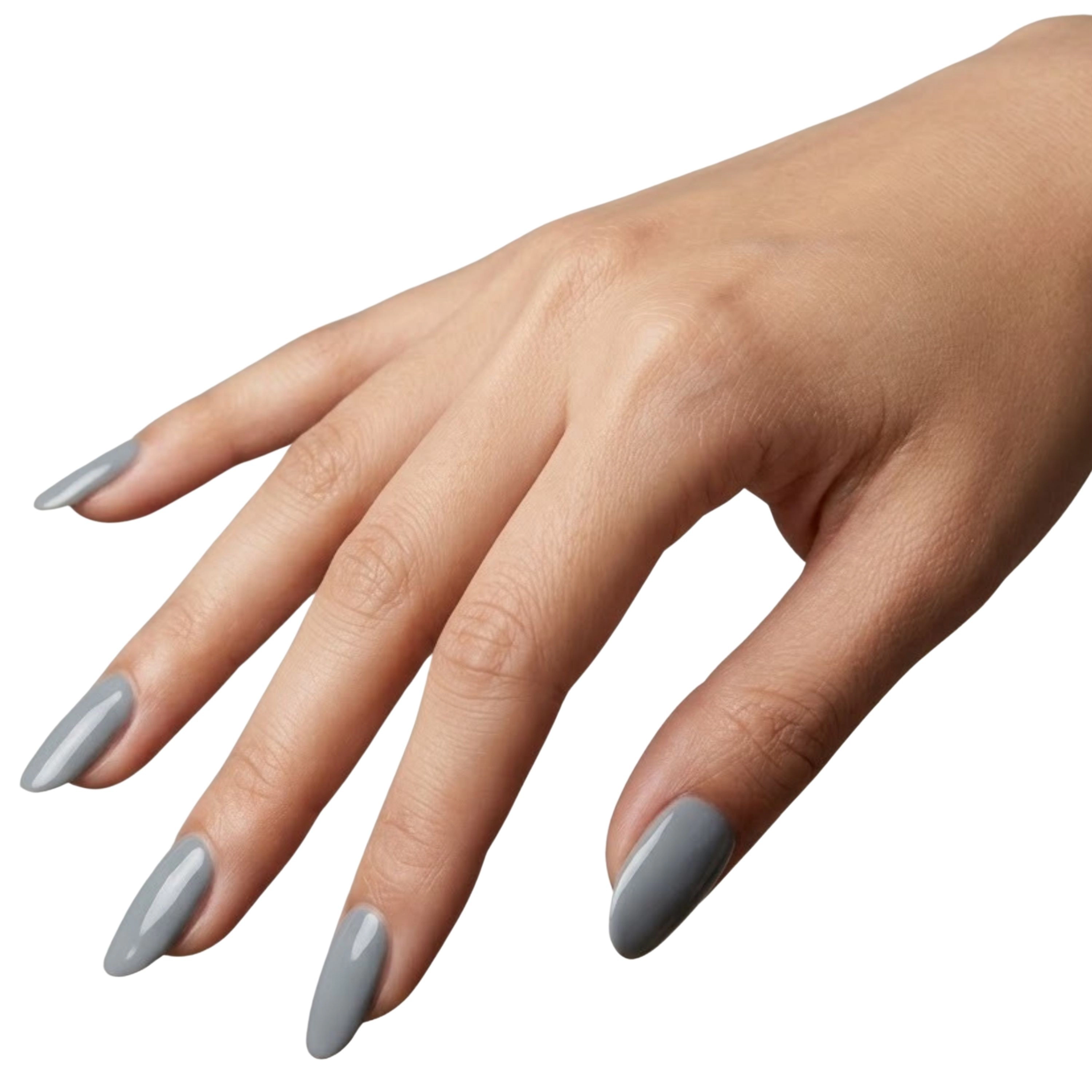XPNail Women's Nail Polish Strips Medium Grey 16ct