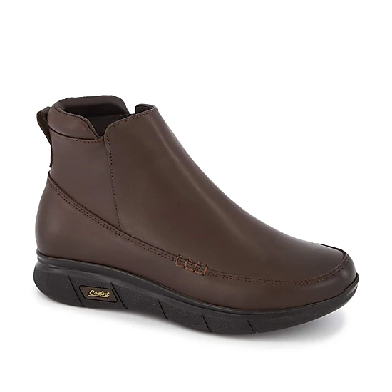 Andrea Womens Ultra Comfort Leather Booties