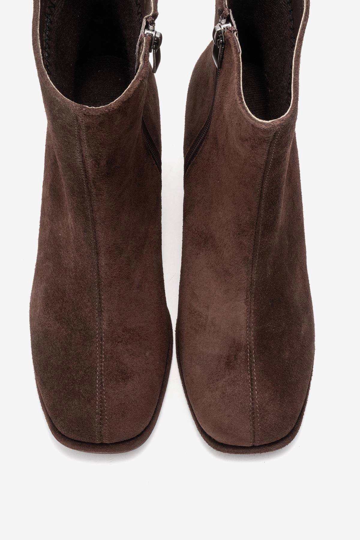 Forever & Always Womens Napoli Leather Block Heel Boot