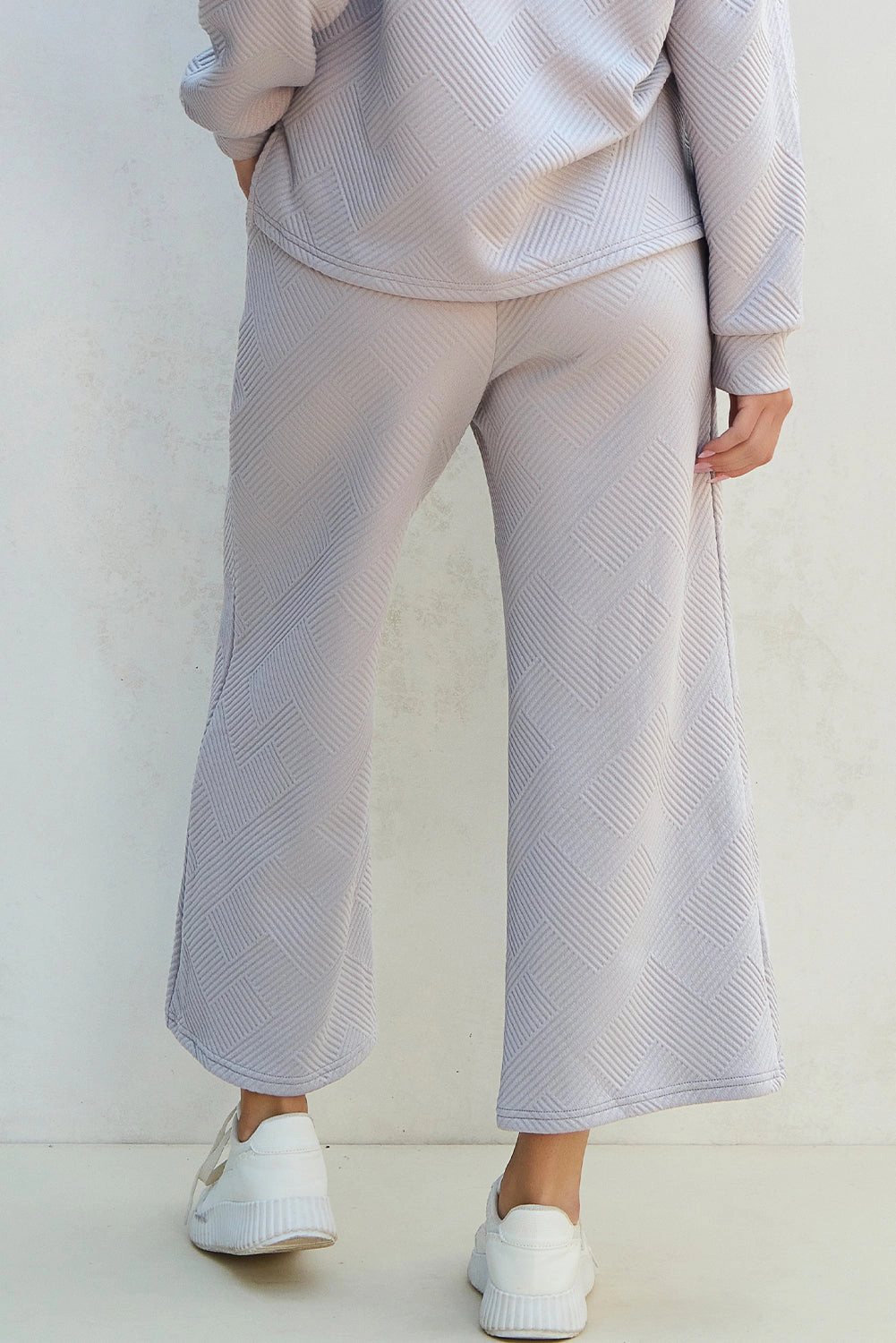 Threaded Pear Women's Laylah Textured Top and Pants Set