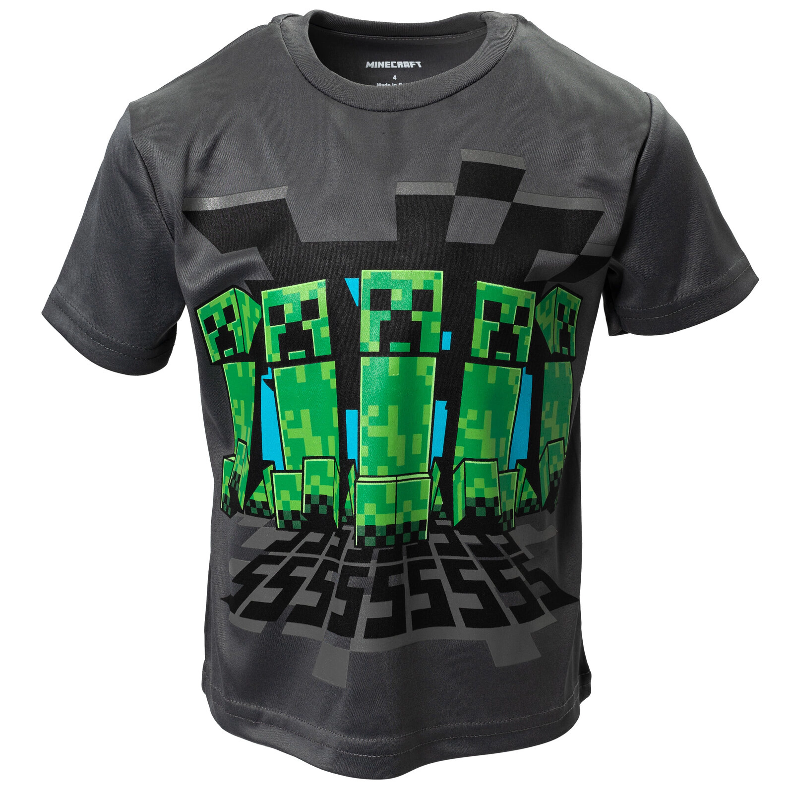 Minecraft Boys' Athletic T-Shirts 3-Pack