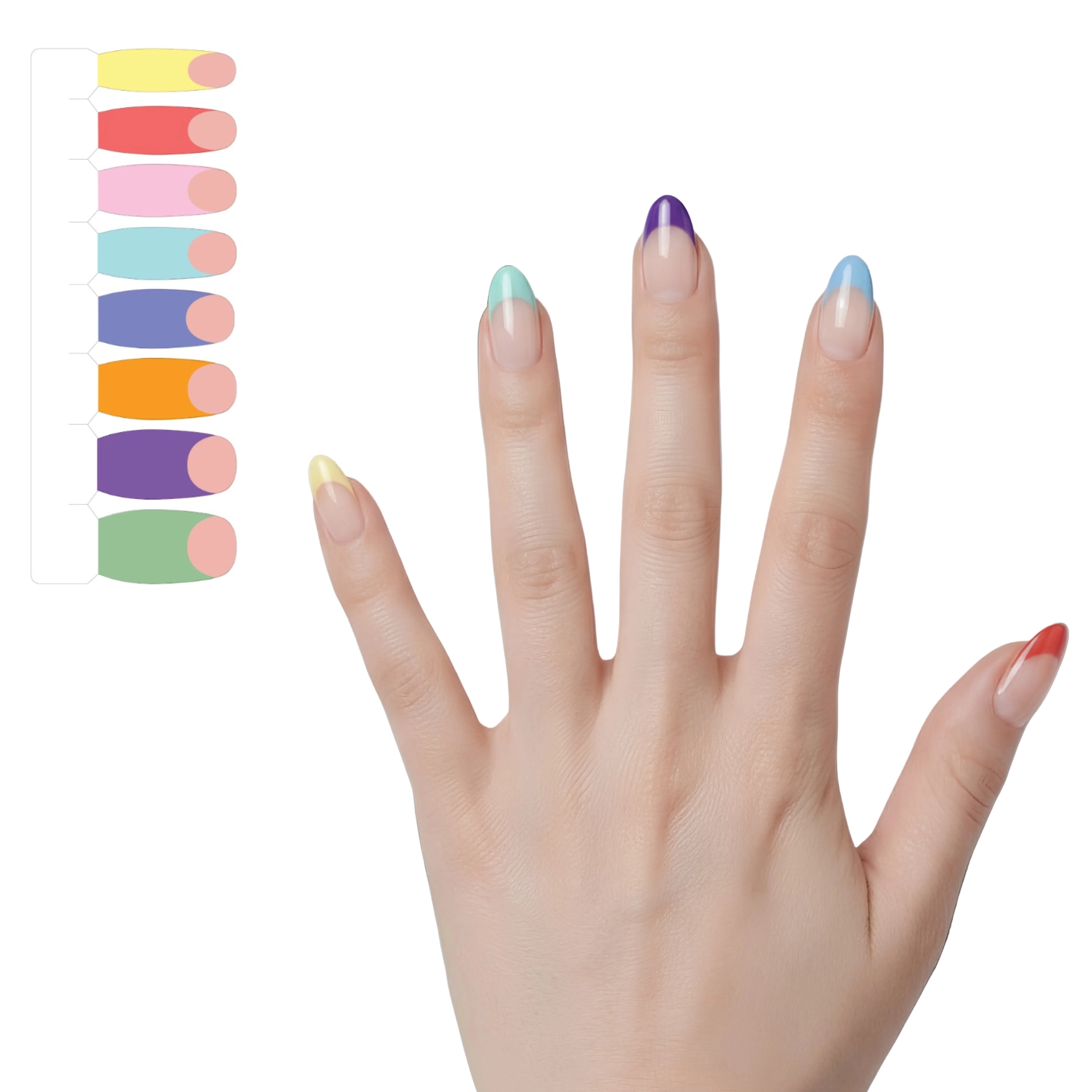 XPNail Women's 2-Pack Bundle of Nail Polish Strips Chic 16ct