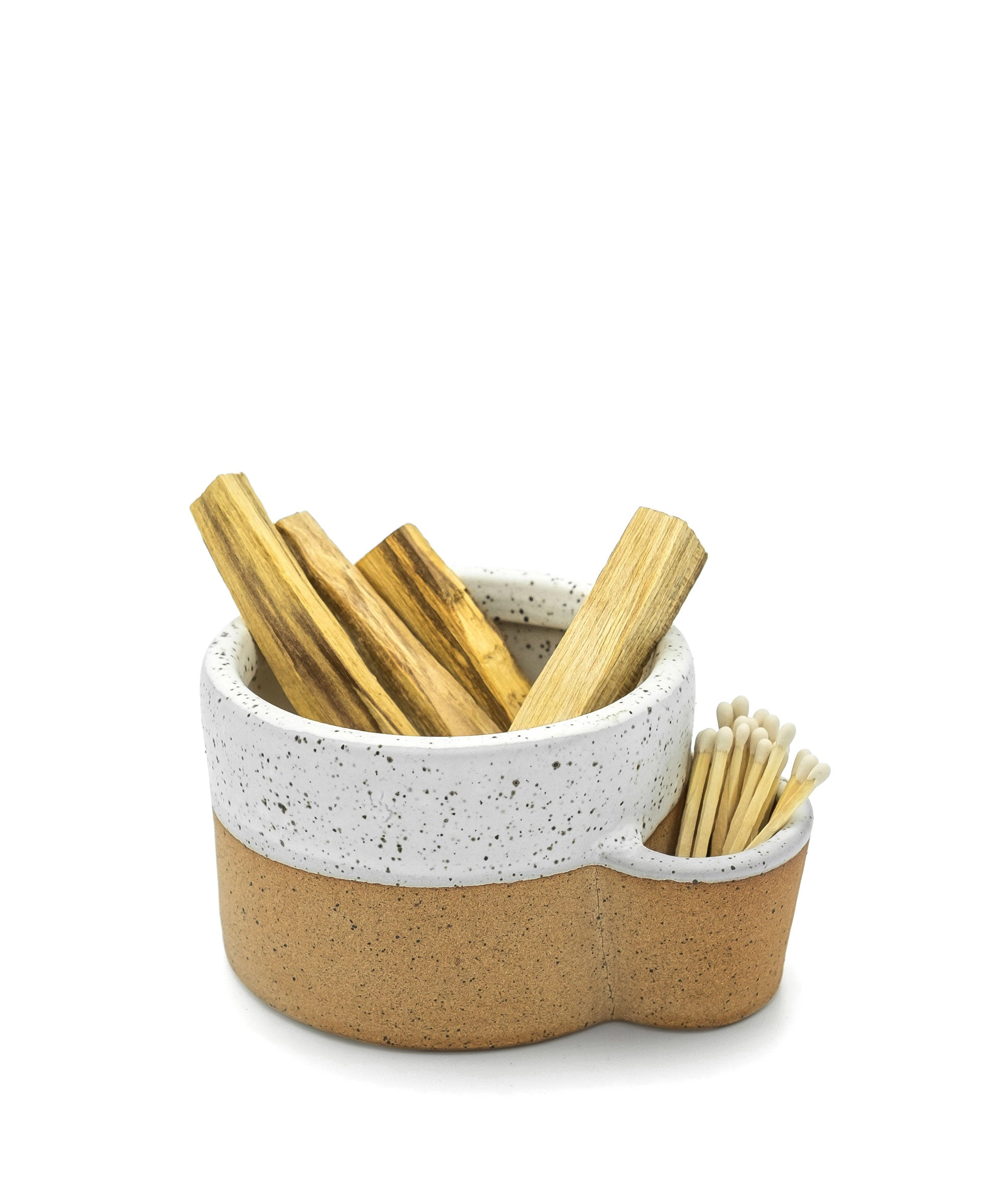 Bursera Ceramic Smudging Bowl, Terracotta, 5-Inch