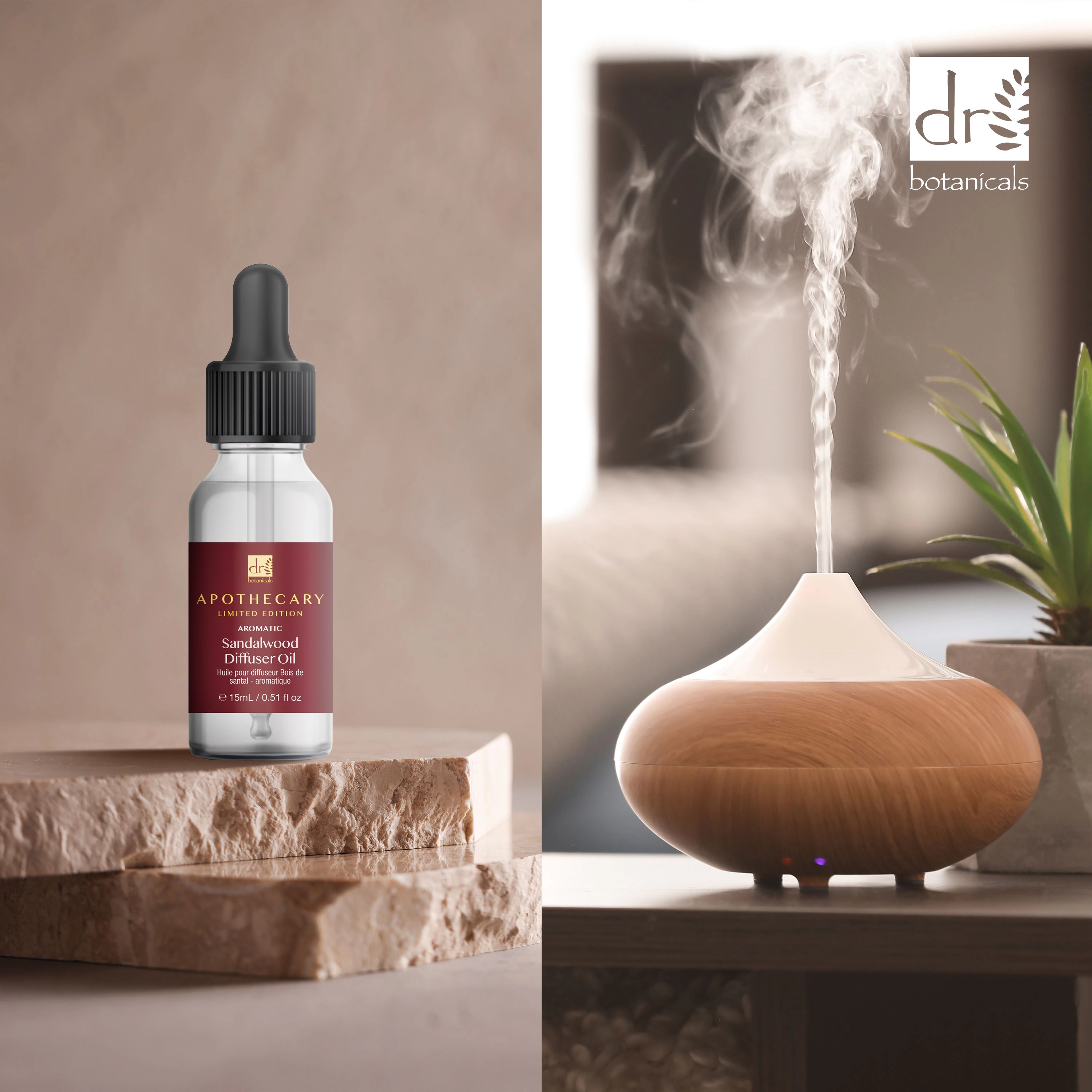 Dr. Botanicals Aromatic Sandalwood Diffuser Oil 15ml