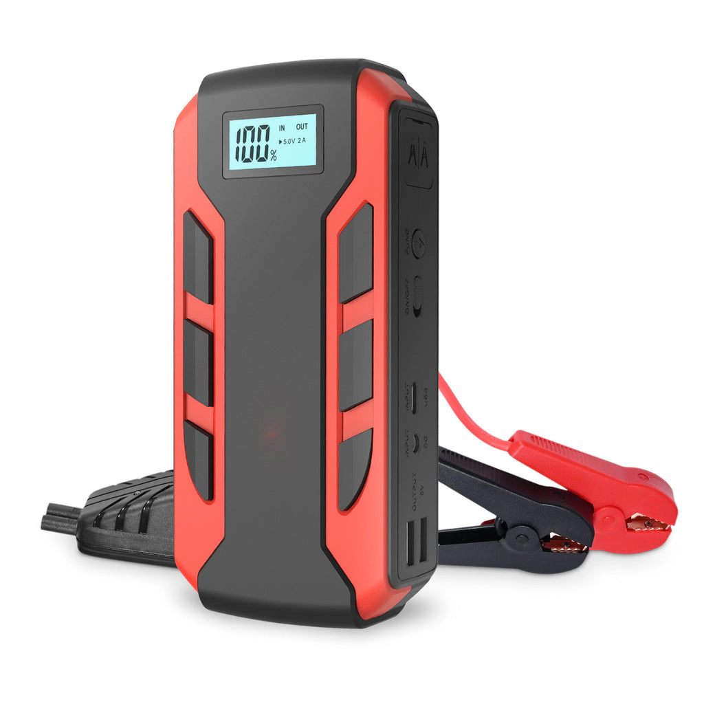 Alpha Digital 800A Peak, 10,000mAh, 6.0L Gas/3.0L Diesel - Car Jump Starter