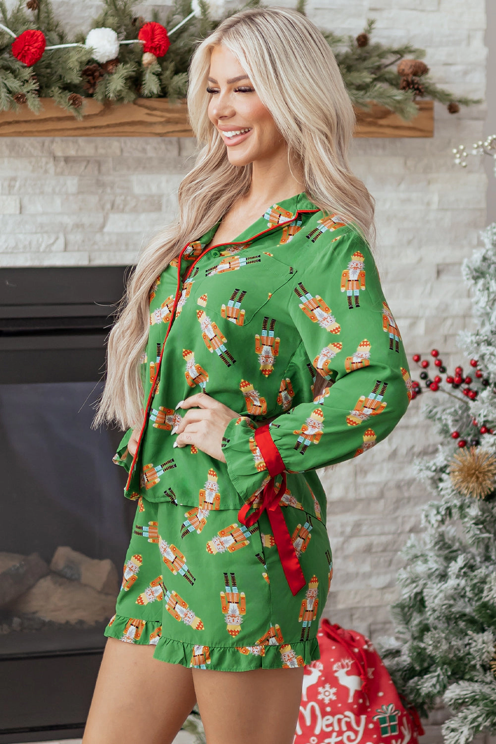 Threaded Pear Women's Vivisha Silky 2pcs Pajama Set