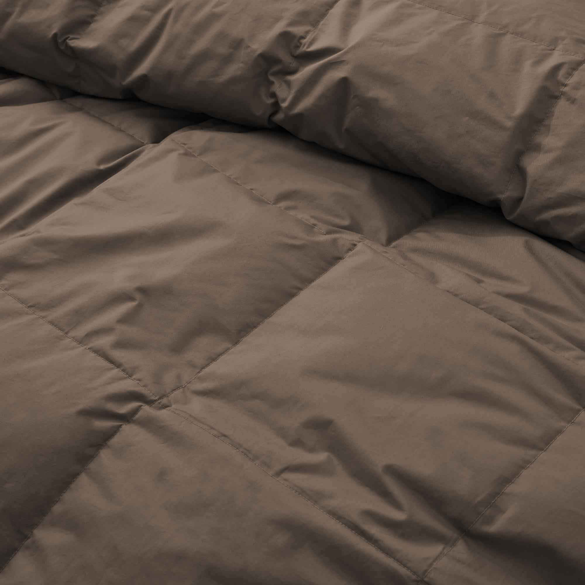 Puredwon Selected All Season Organic Cotton Goose Down Feather Fiber Comforter