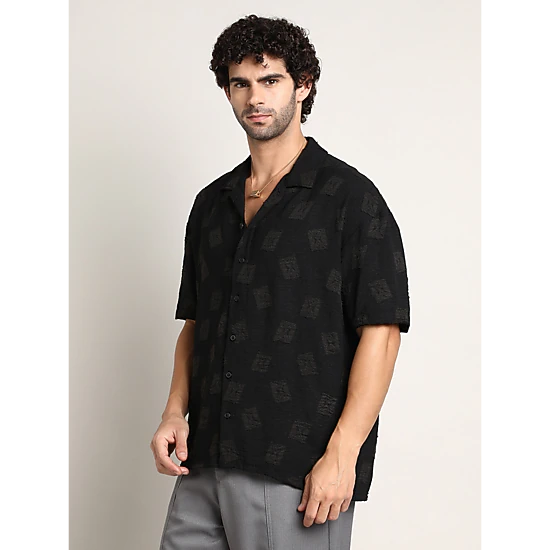 Cahoot Men's Indie-Cuban Oversized Shirt