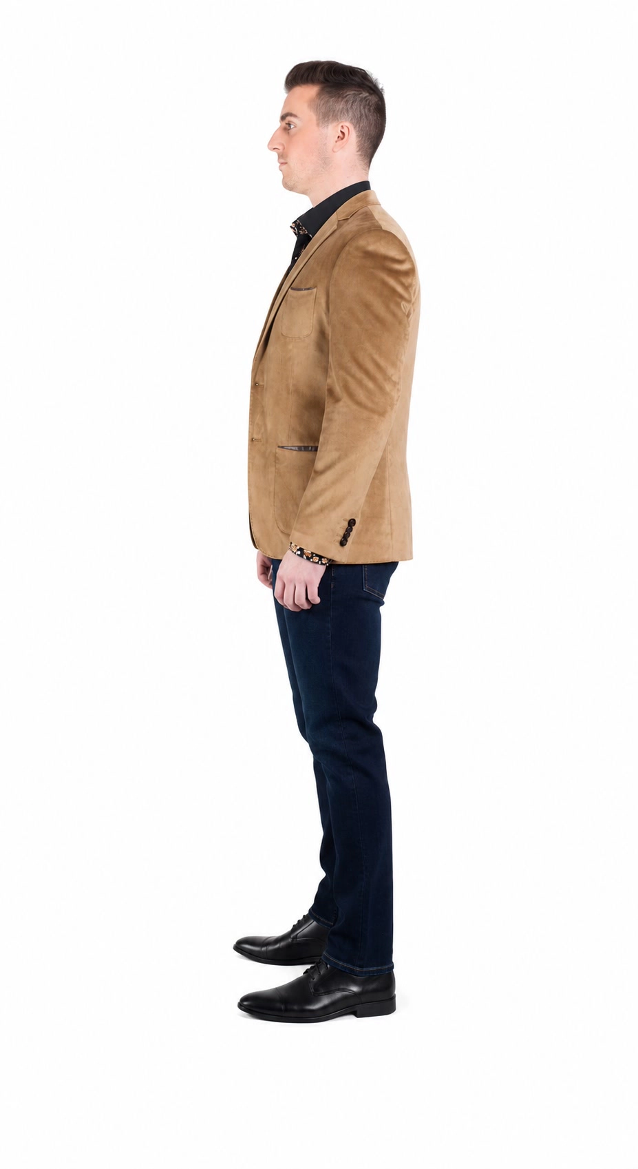 Elie Balleh Men's Slim Fit Velvet Sportcoat