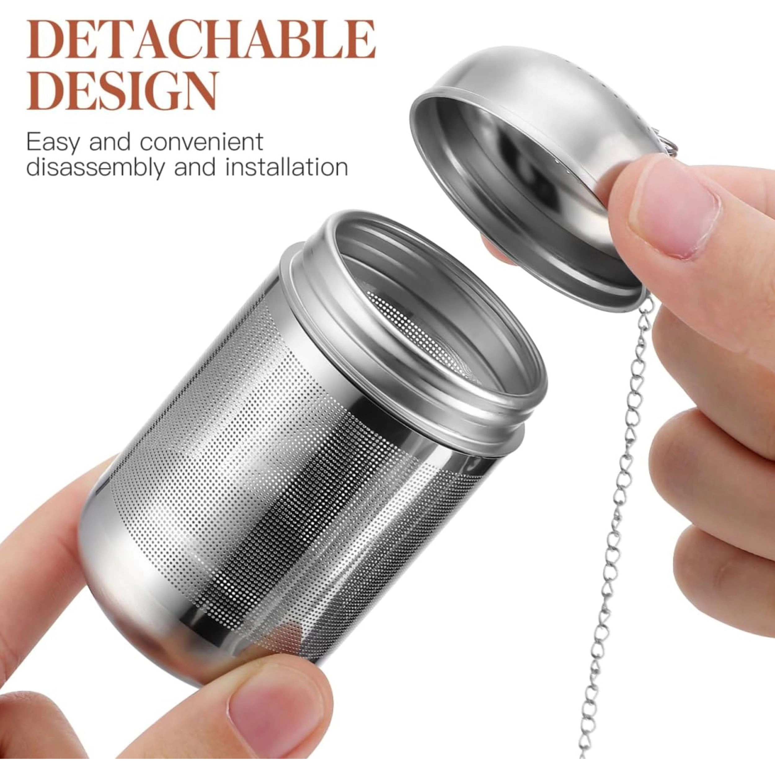 Stock Preferred Stainless Steel Large Tea and Spice Infuser Ball with Long Chain