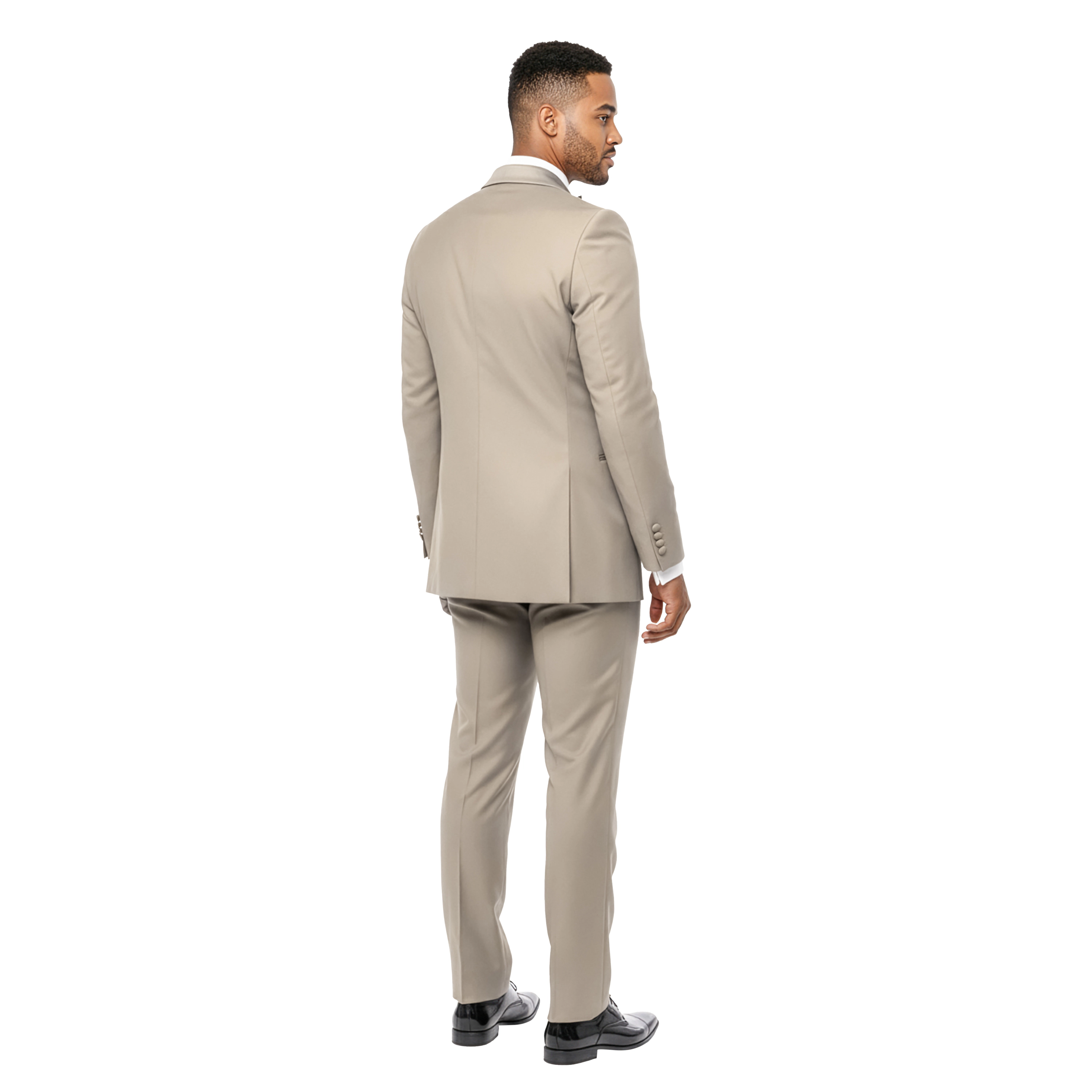 Tazzio Mens Skinny Fit 3pc Tuxedo Set with Bow Tie