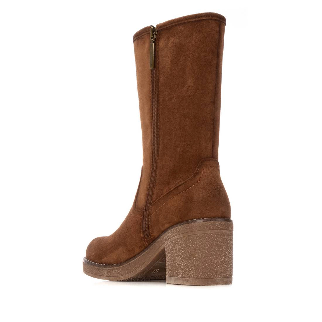 Women's Suede Block Heel Boots Refresh Collection By XTI