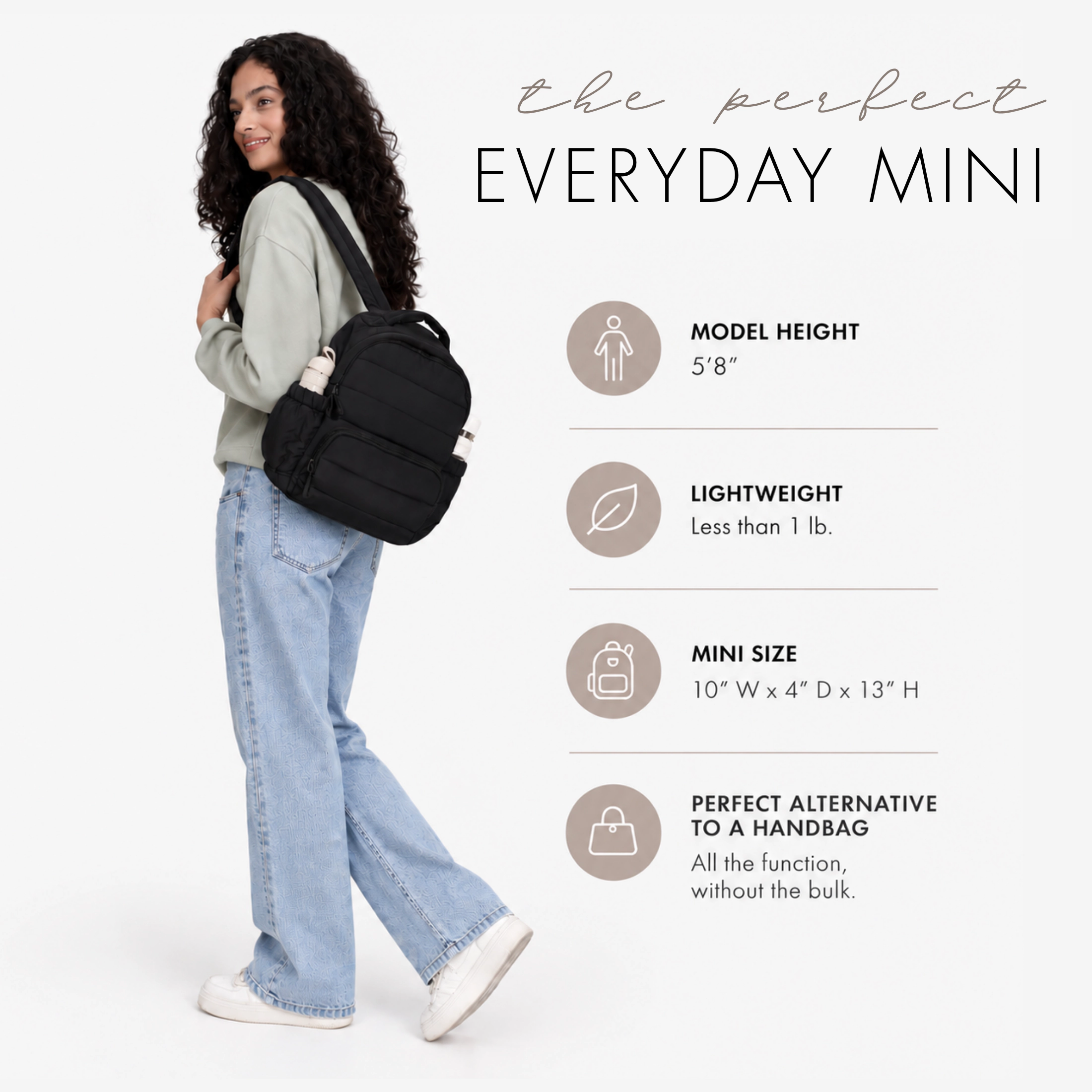 Hynes Eagle Women's Cloud Mini Puffer Backpack