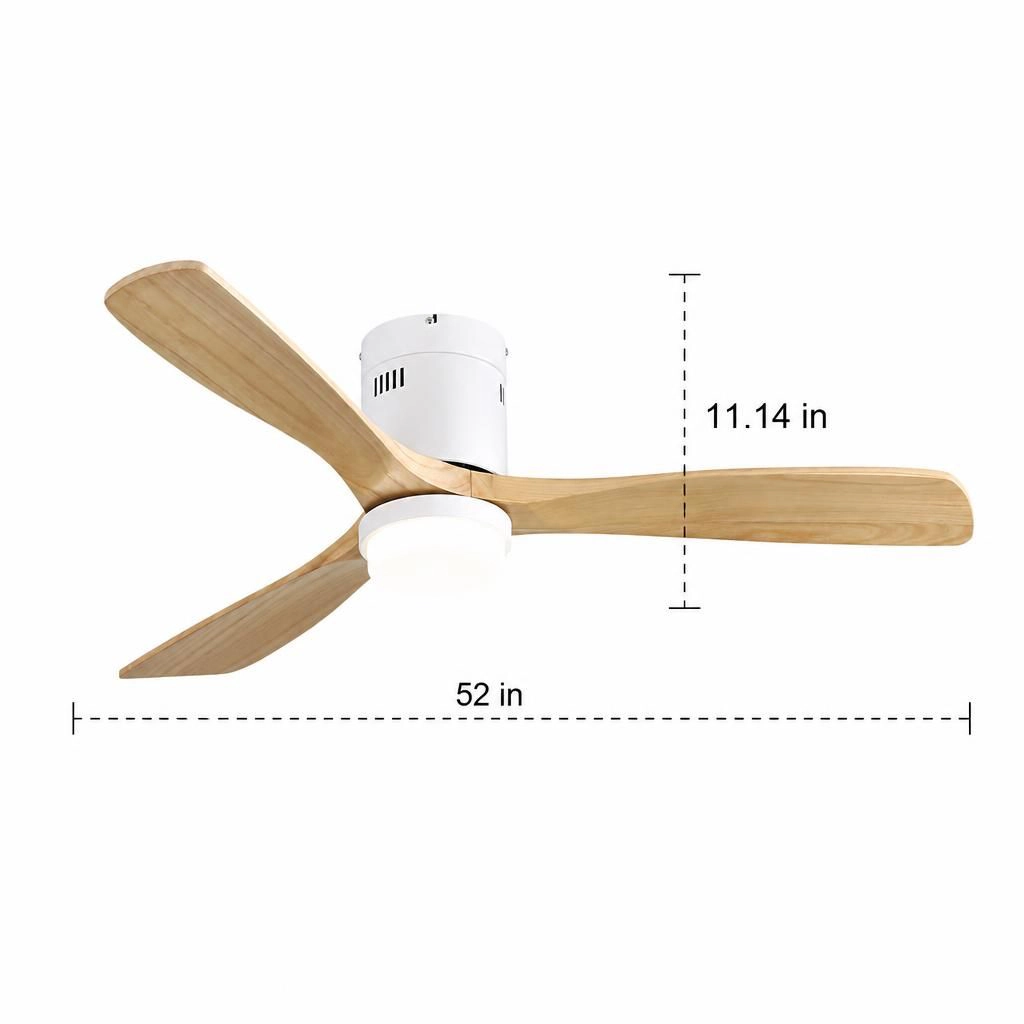 ELEMENT ACE 52 Inch Low Profile Quiet Ceiling Fan