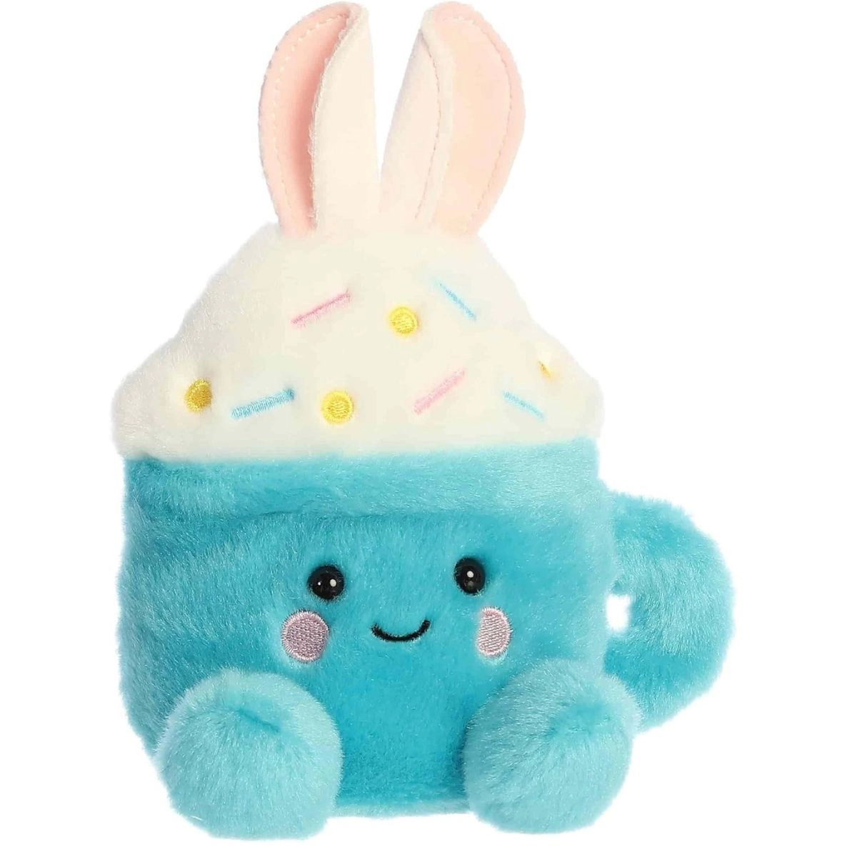 Aurora Palm Pals Lopi Bunny Latte 5-Inch Stuffed Animal Plush