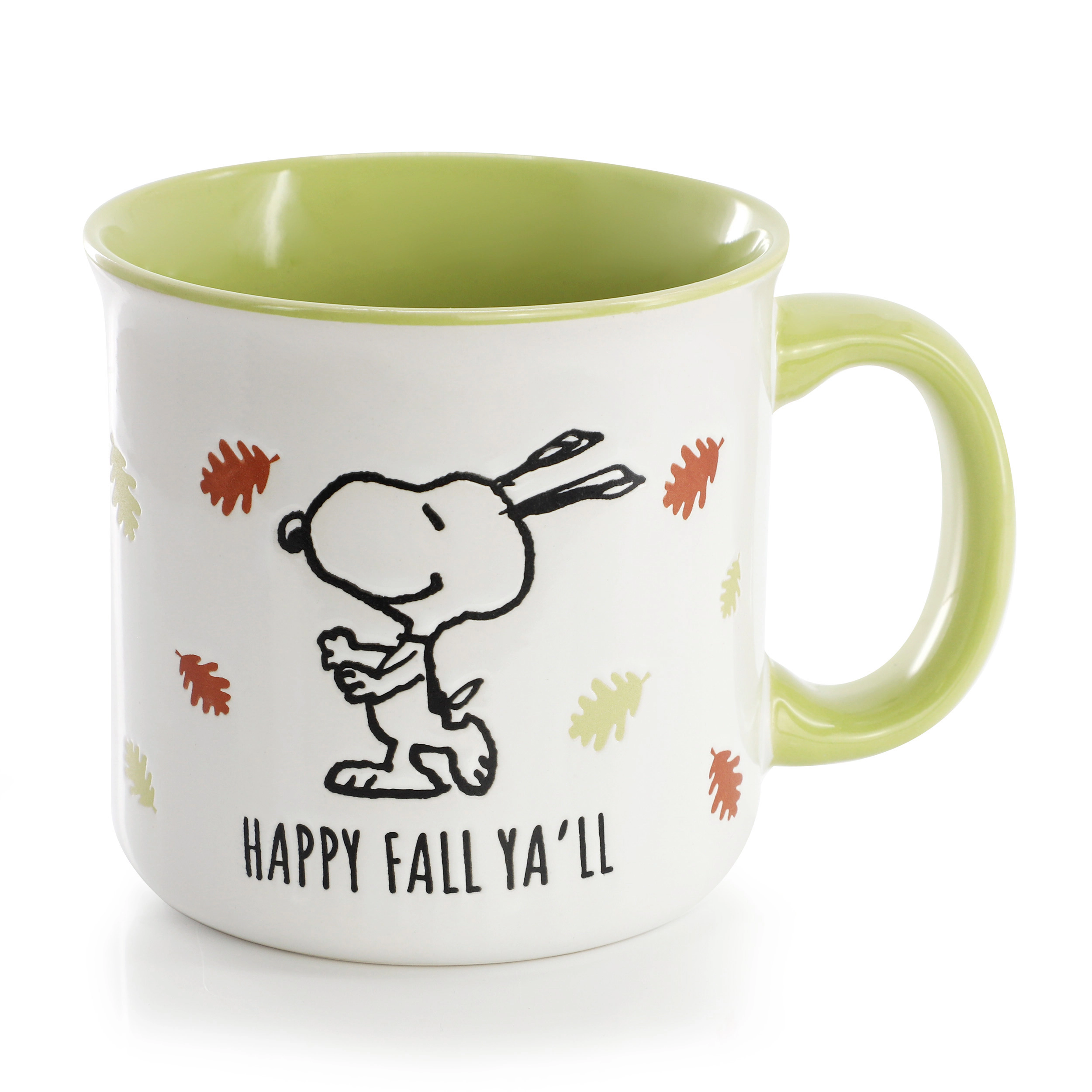 Peanuts Happy Fall Ya'll Ounce 6 Piece Stoneware Mug Set in