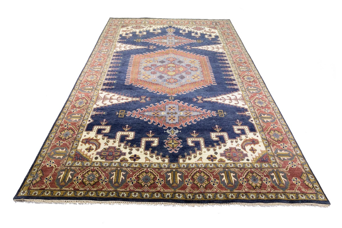 Magic Rugs Navy Tribal 10X14 Indo-Viss Oriental Rug