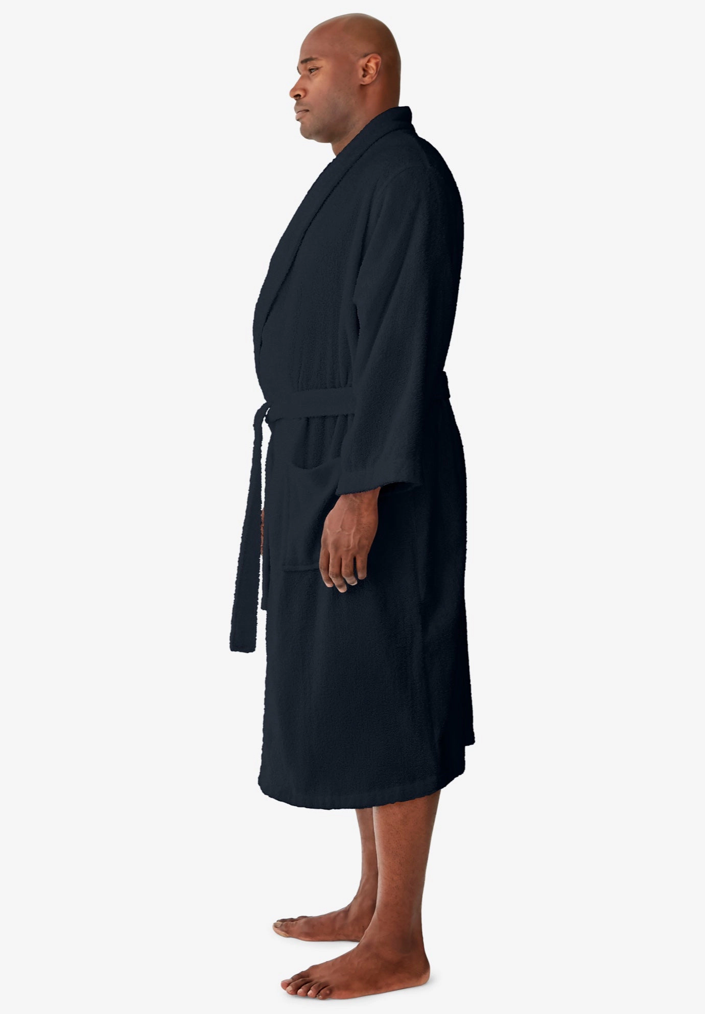 KingSize Men's Big & Tall Terry Bathrobe with Pockets