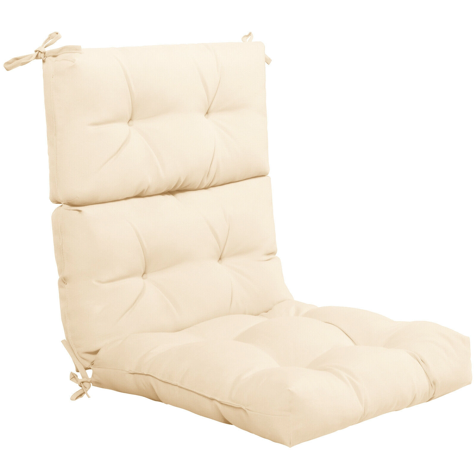 LJG Tufted Outdoor Patio Chair Seating Pad