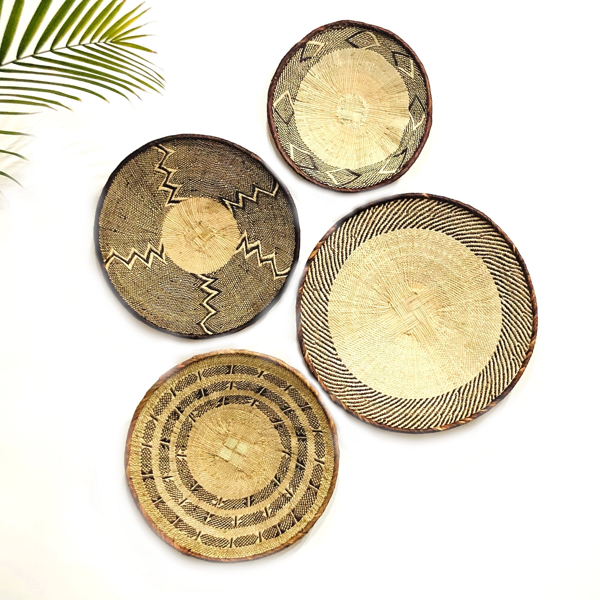 Mbare Tonga Wall Decor Basket Set of