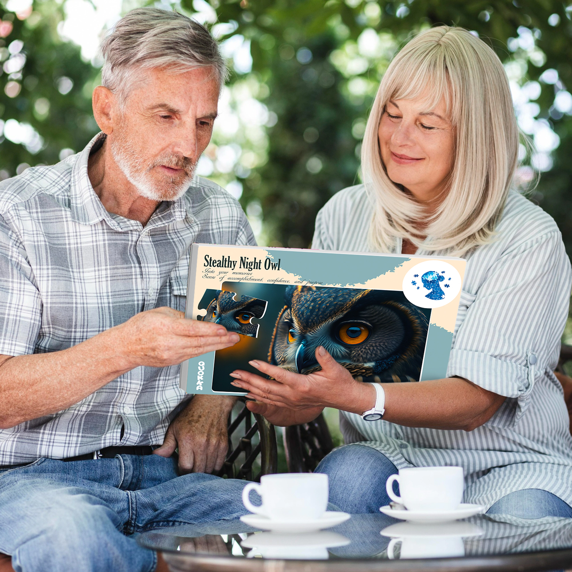 QUOKKA Dementia Jigsaw Puzzles for Seniors, Large Piece Cognitive Adults, Animals & Nature