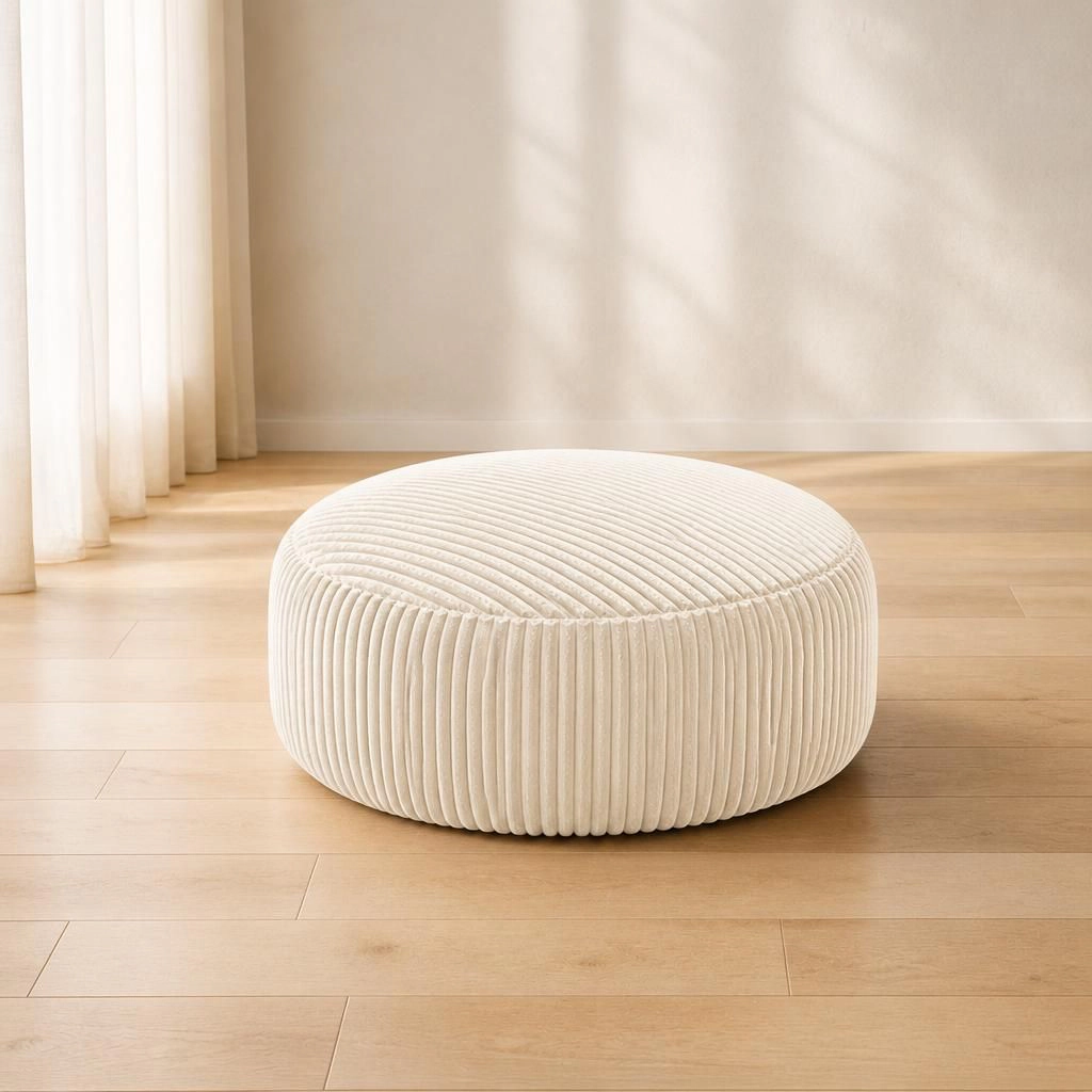 GOODSILO Corduroy Lazy Single Seat Bean Bag Chair