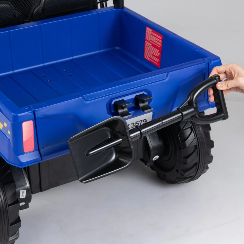 Hivvago 24V Kids Ride on Dump Truck with Electric Dump Bed  2-Seater 4WD