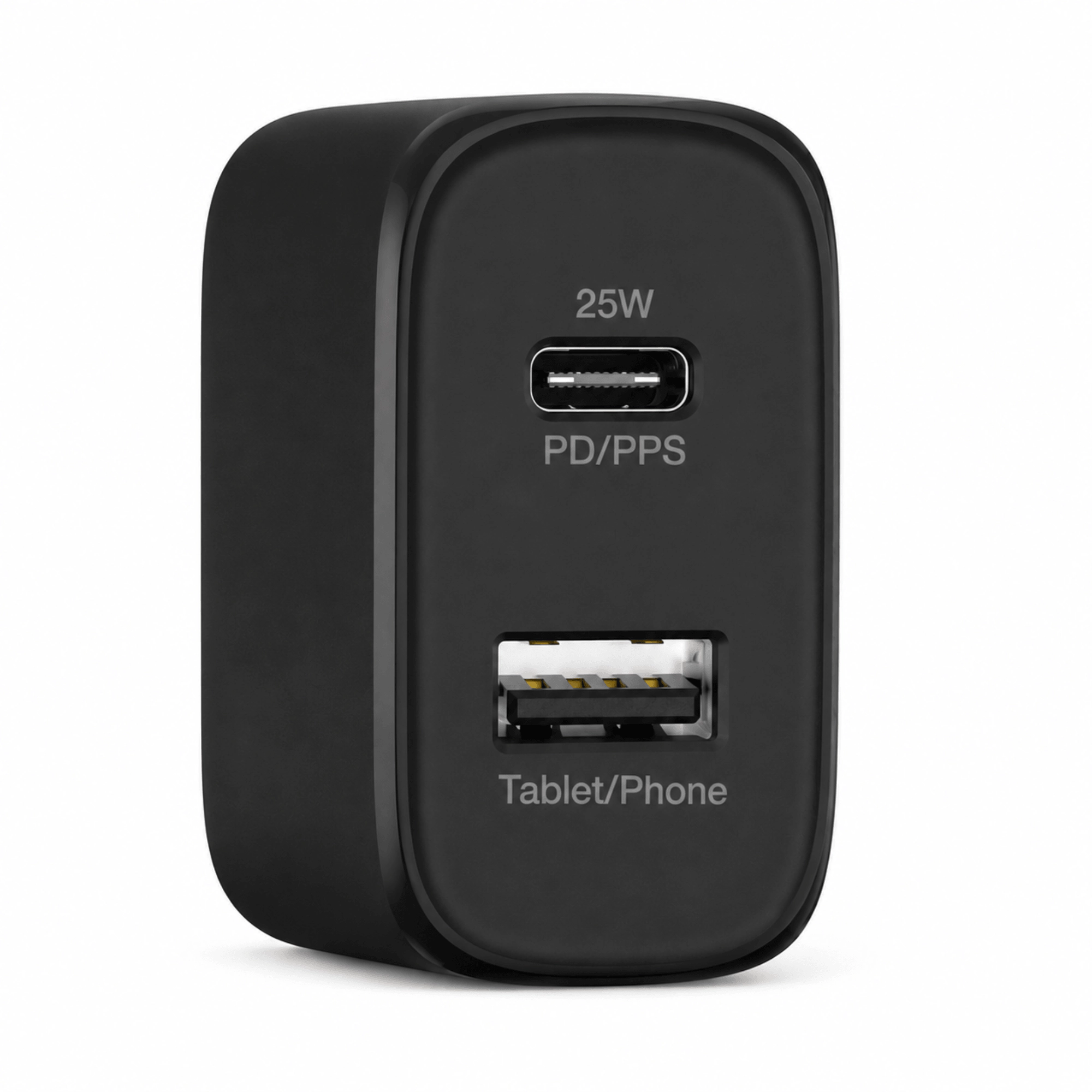 HyperGear SpeedBoost 25W USB-C PD + 12W USB Fast Wall Charger with PPS