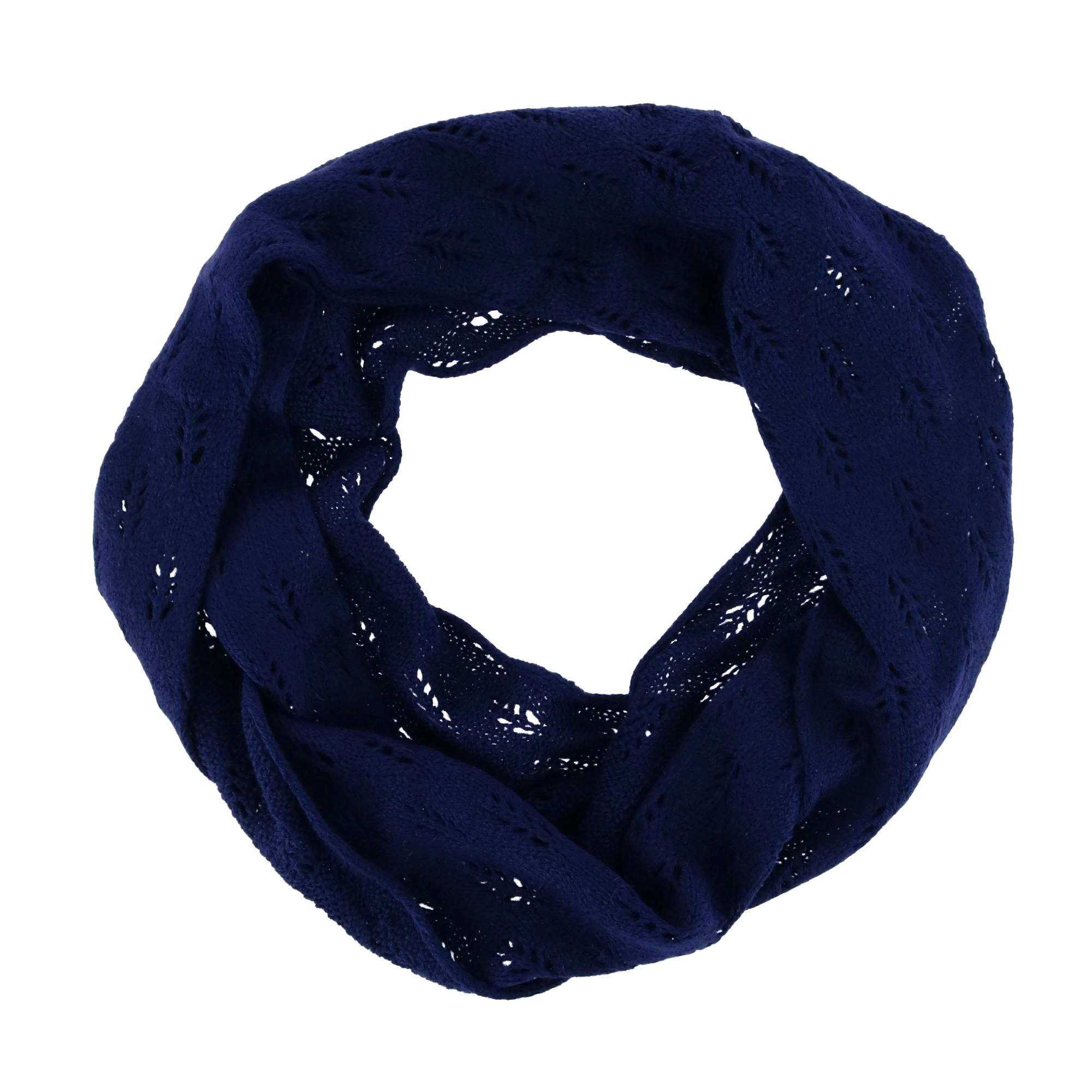 Connex Gear Women's Acrylic Knit Beanie Pom Hat and Infinity Scarf Set