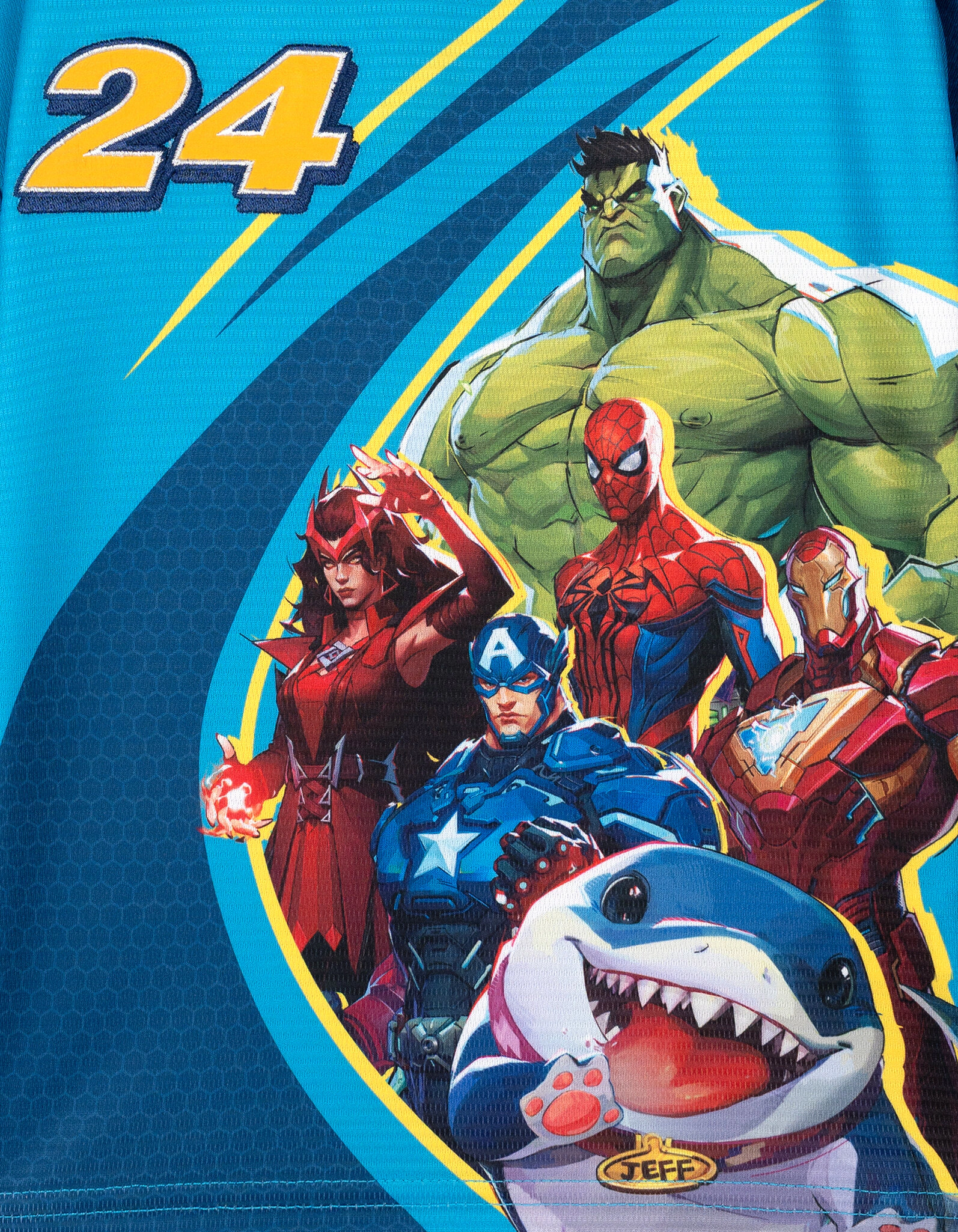 Marvel Matching Family Athletic Mesh Jersey